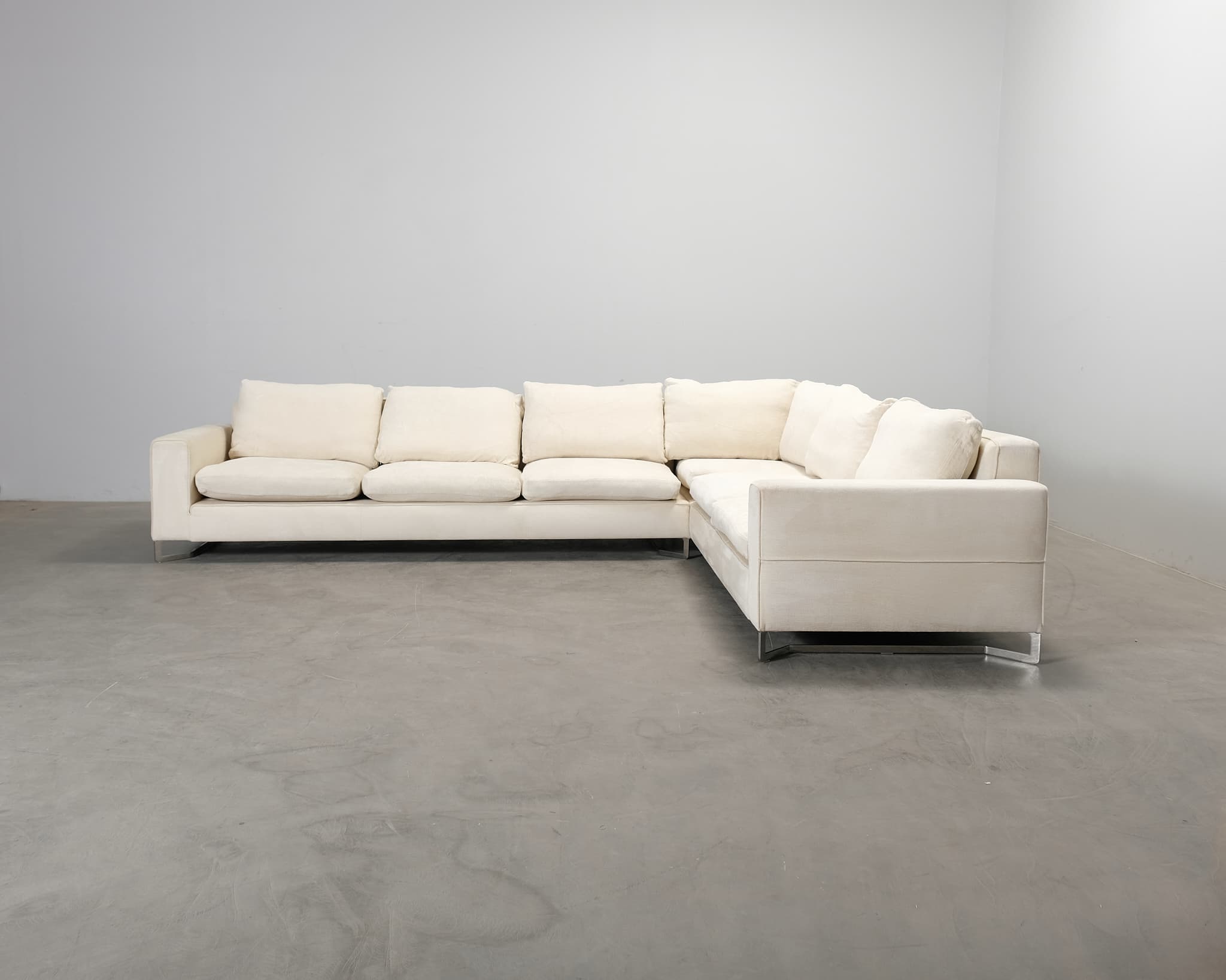 Molteni & C hörnsoffa naturvit