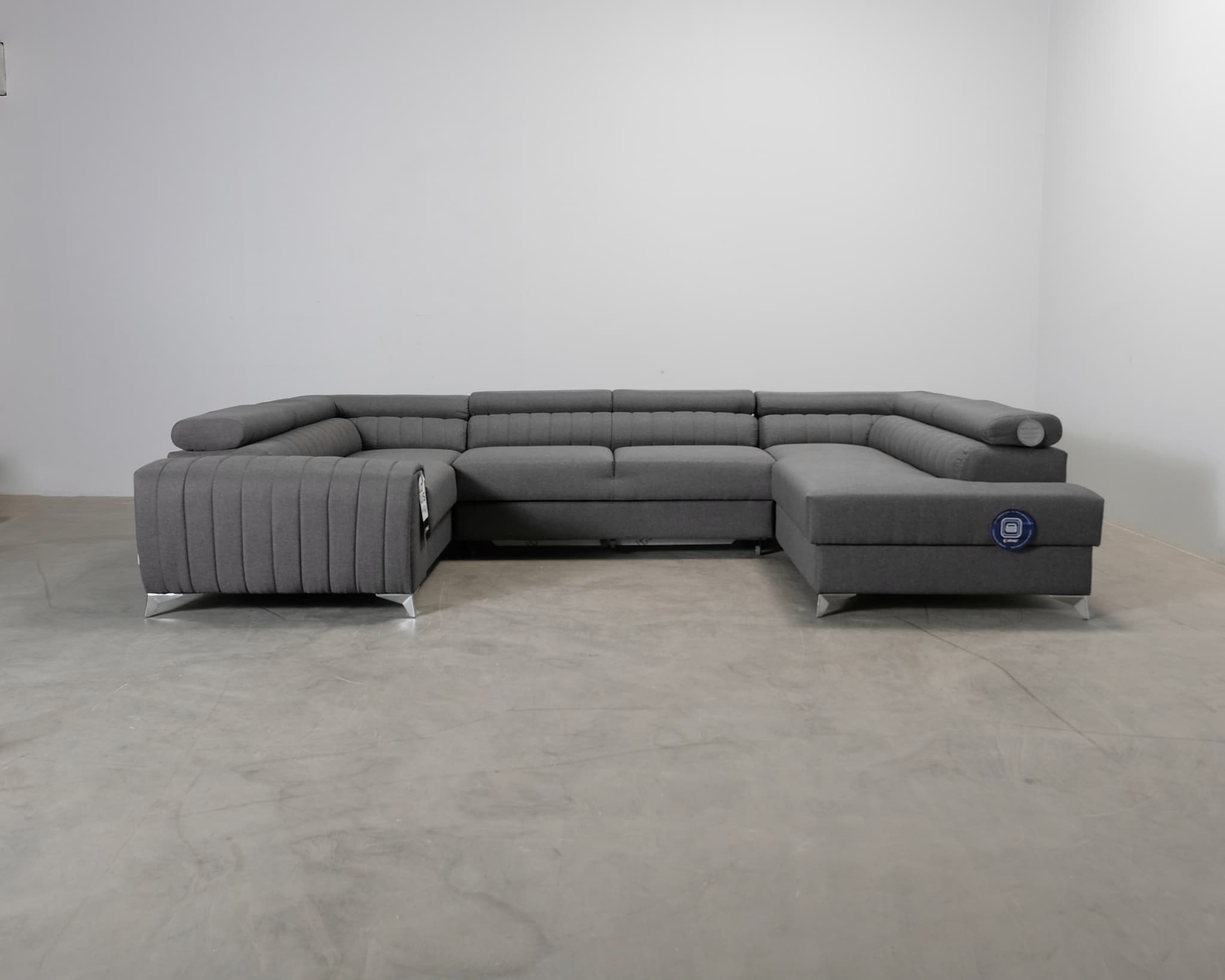 Eltap Louis U-bäddsoffa grå