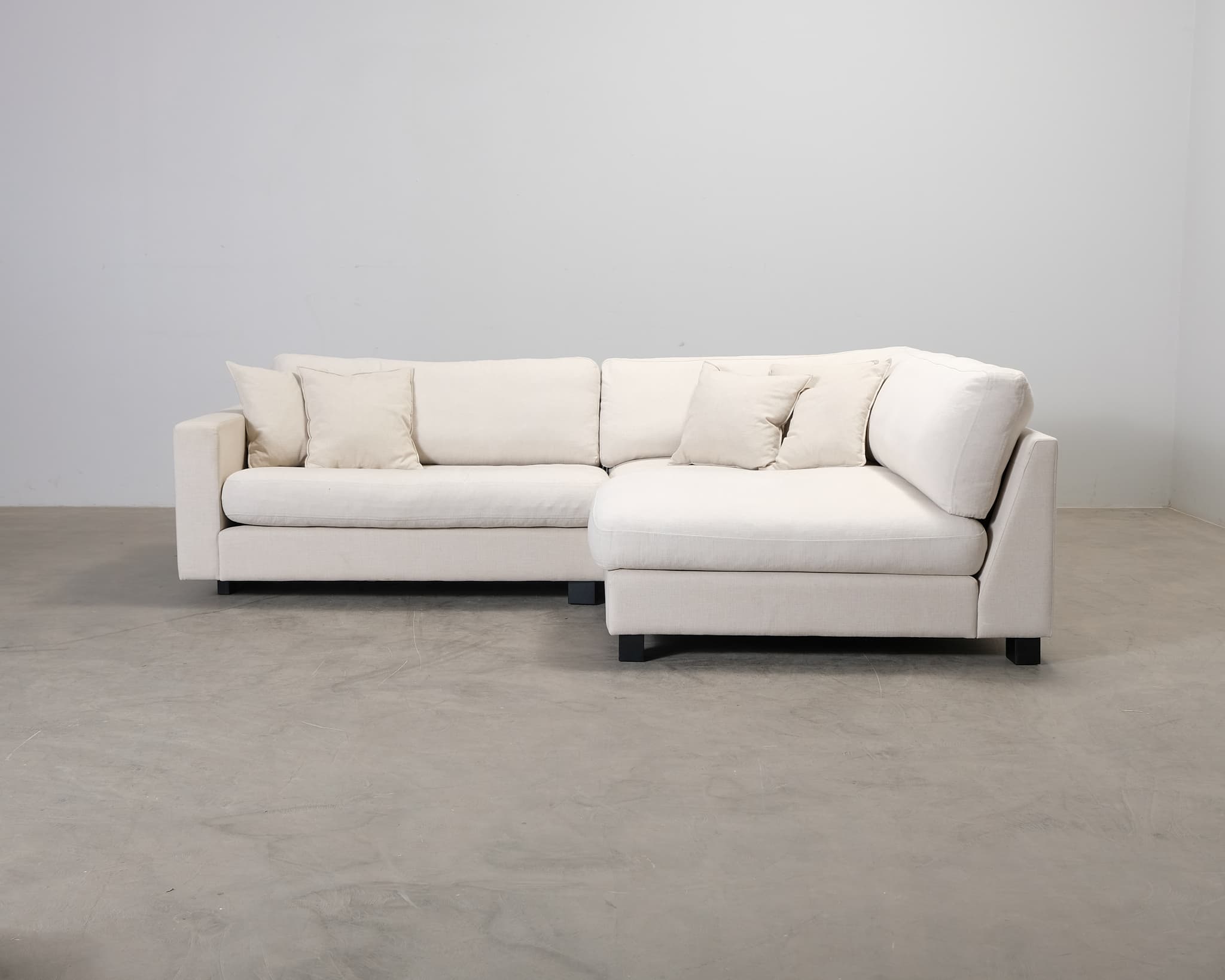 Sweef Valen hörnsoffa ljusbeige