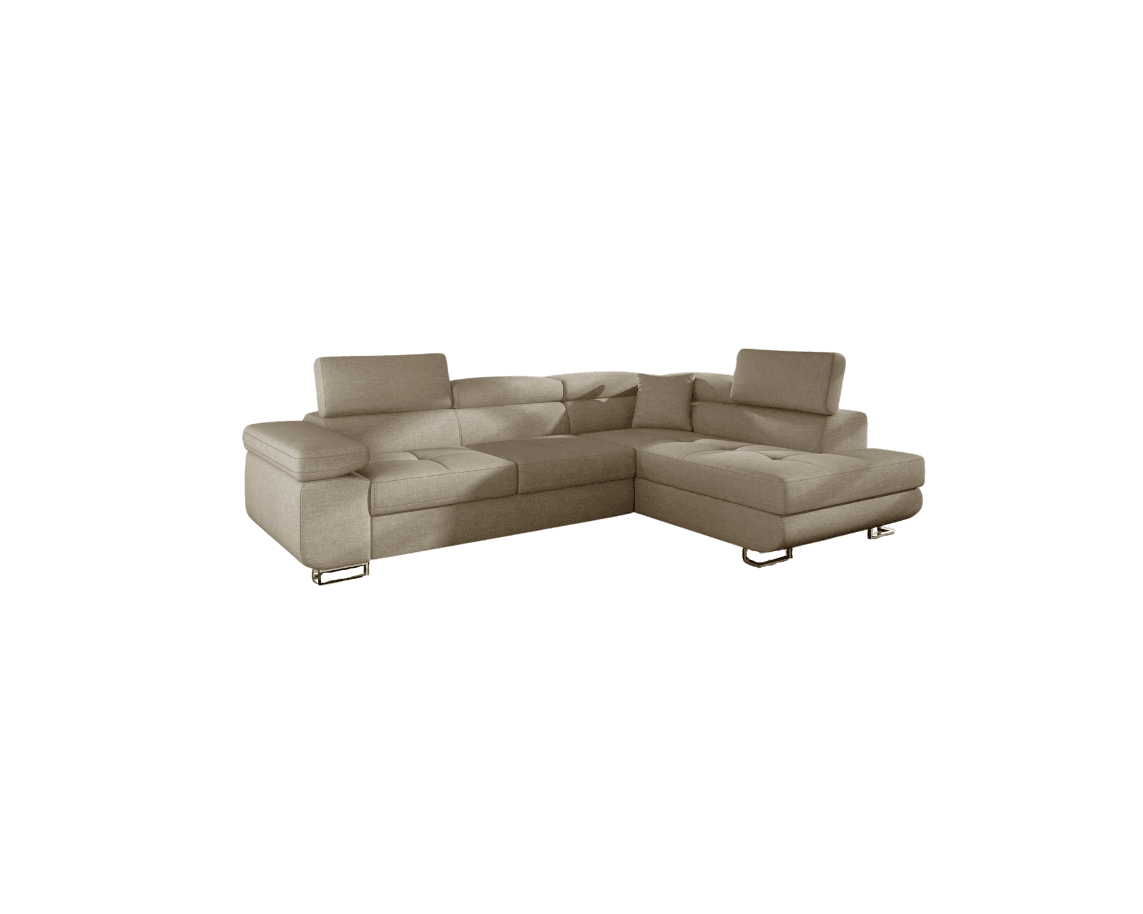 Bobis 4-sits hörnbäddsoffa beige