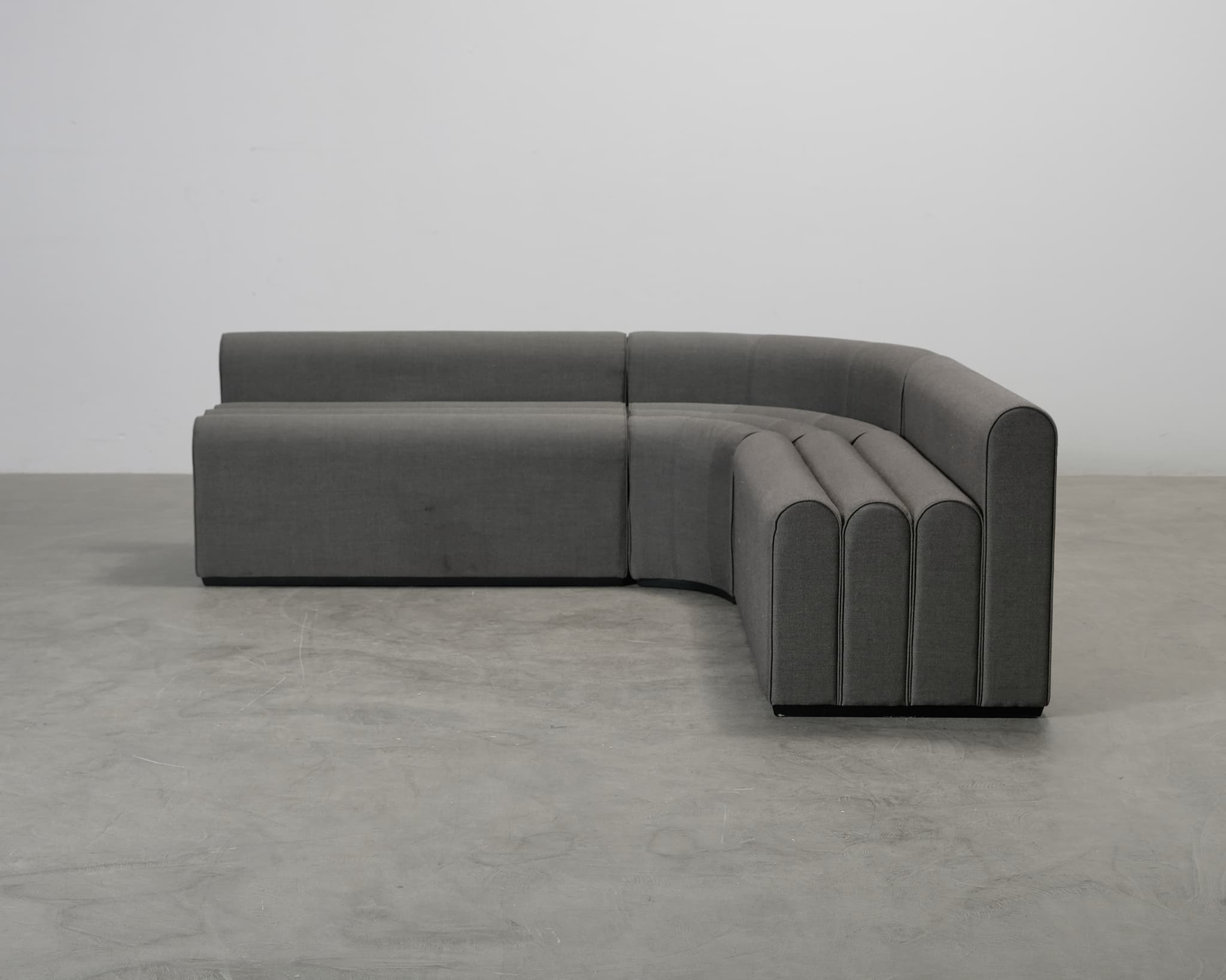 Lounge hörnsoffa mörkgrön