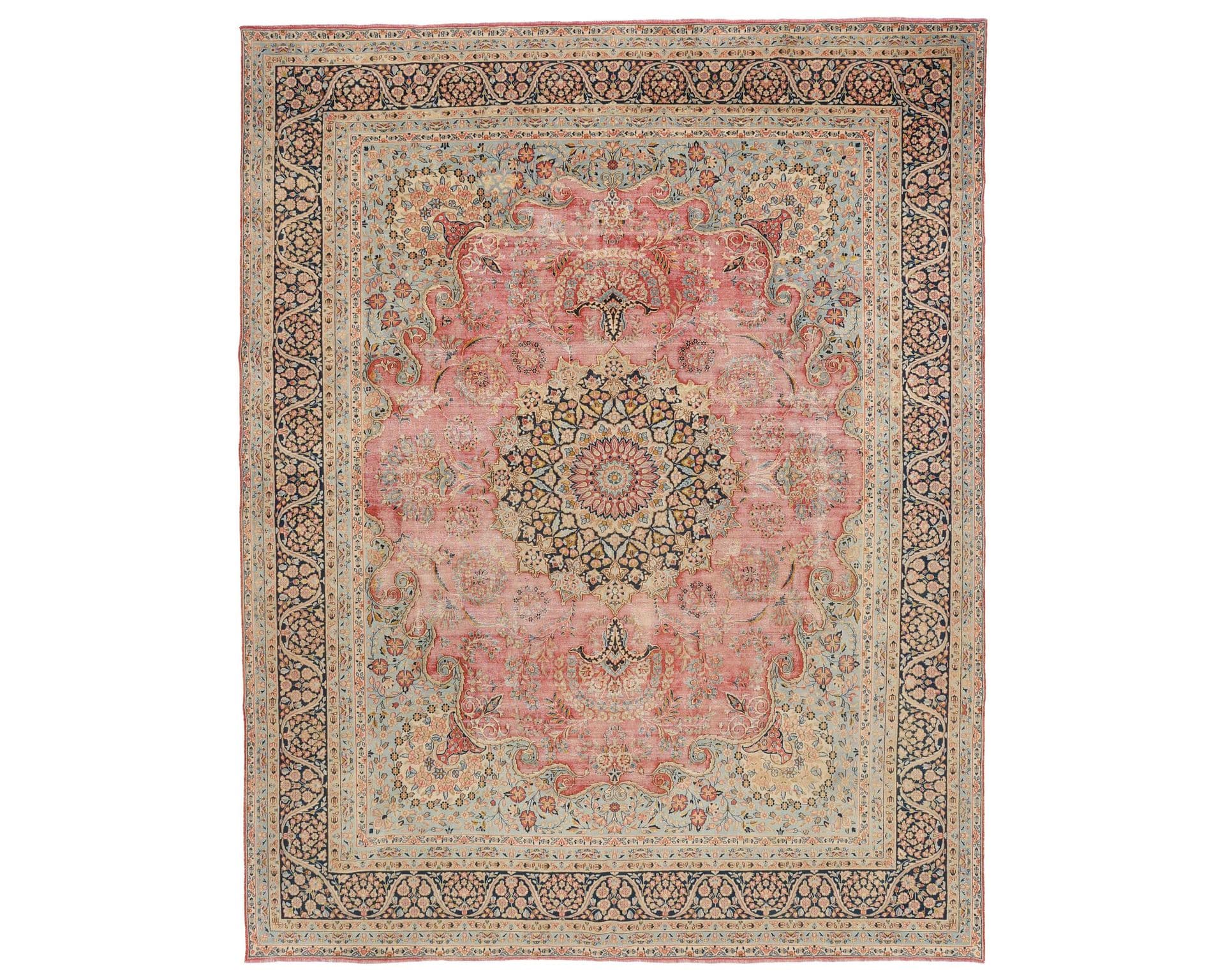 Vintage Kerman Fine orientalisk matta 342 x 478 cm