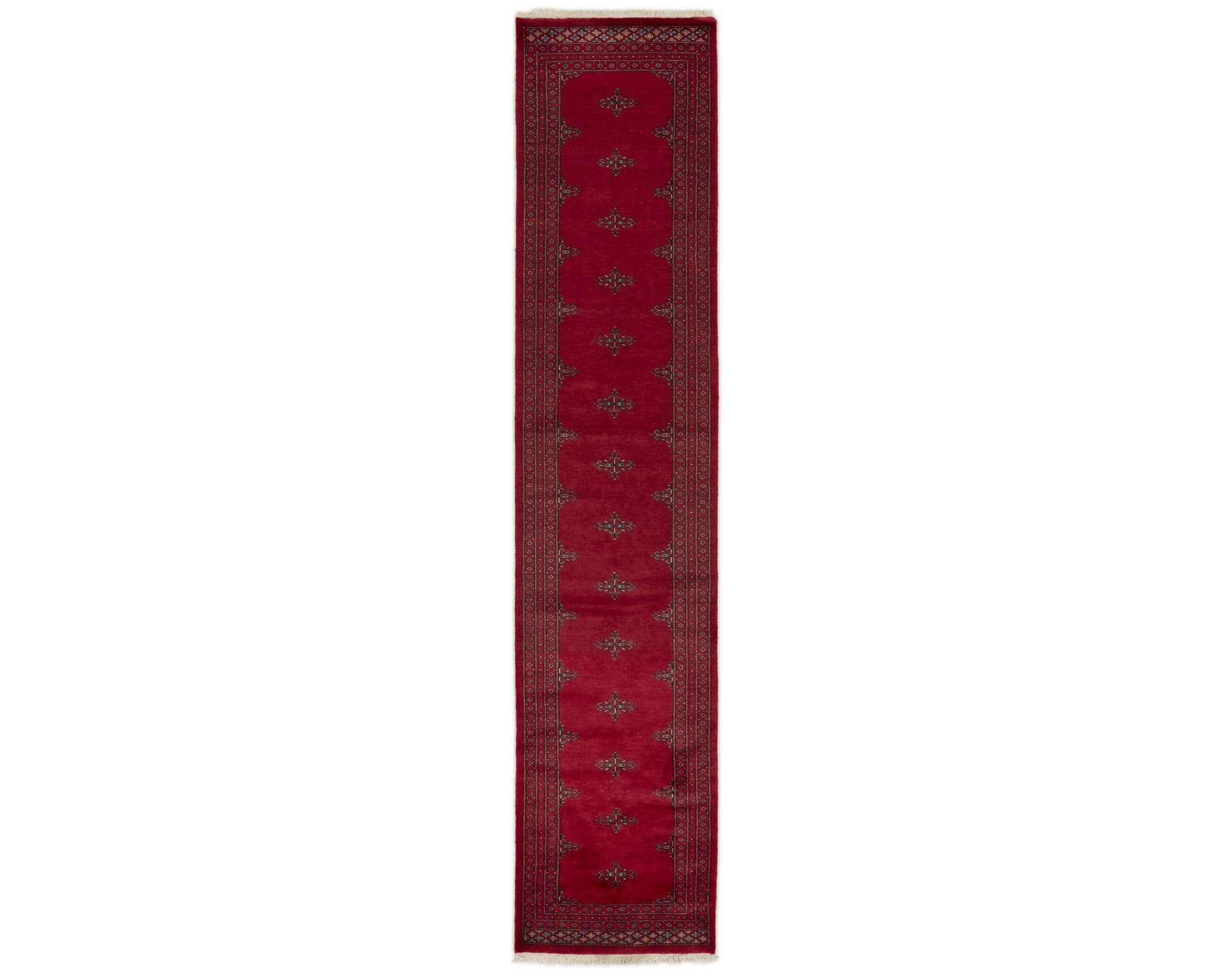 Pakistan handknotted orientalisk matta 76 x 356 cm