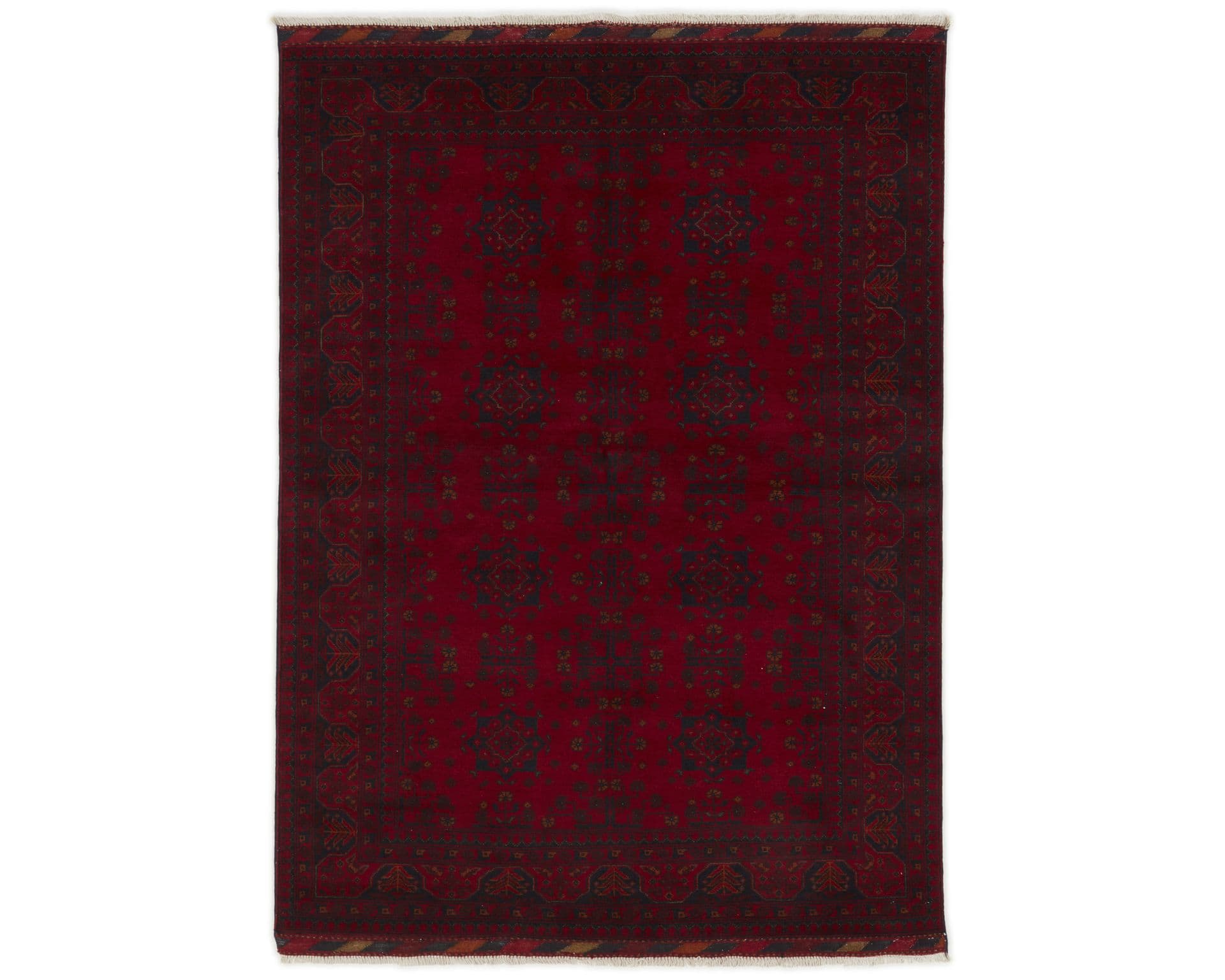 Old Afghan orientalisk matta 155 x 208 cm