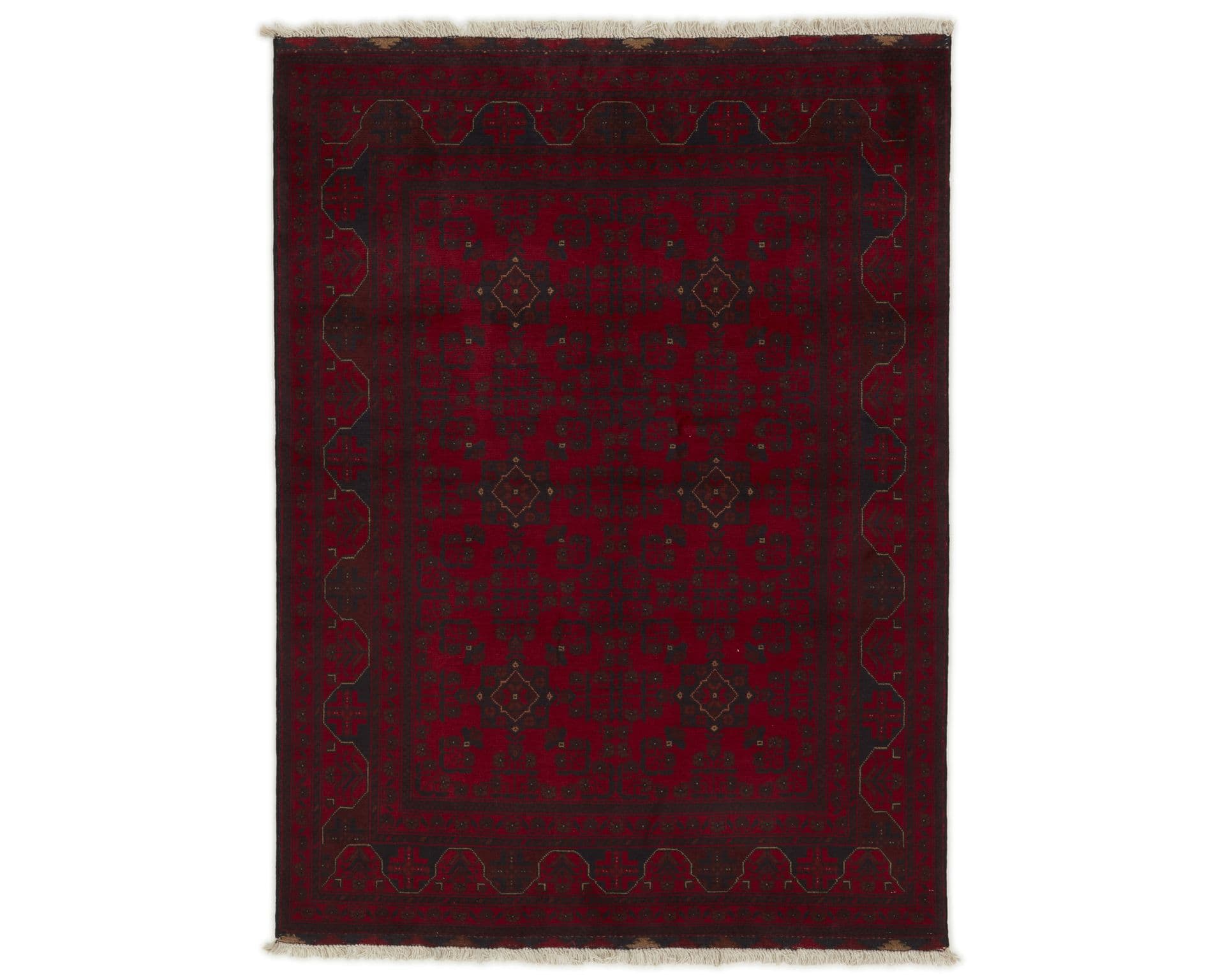 Old Afghan orientalisk matta 148 x 196 cm