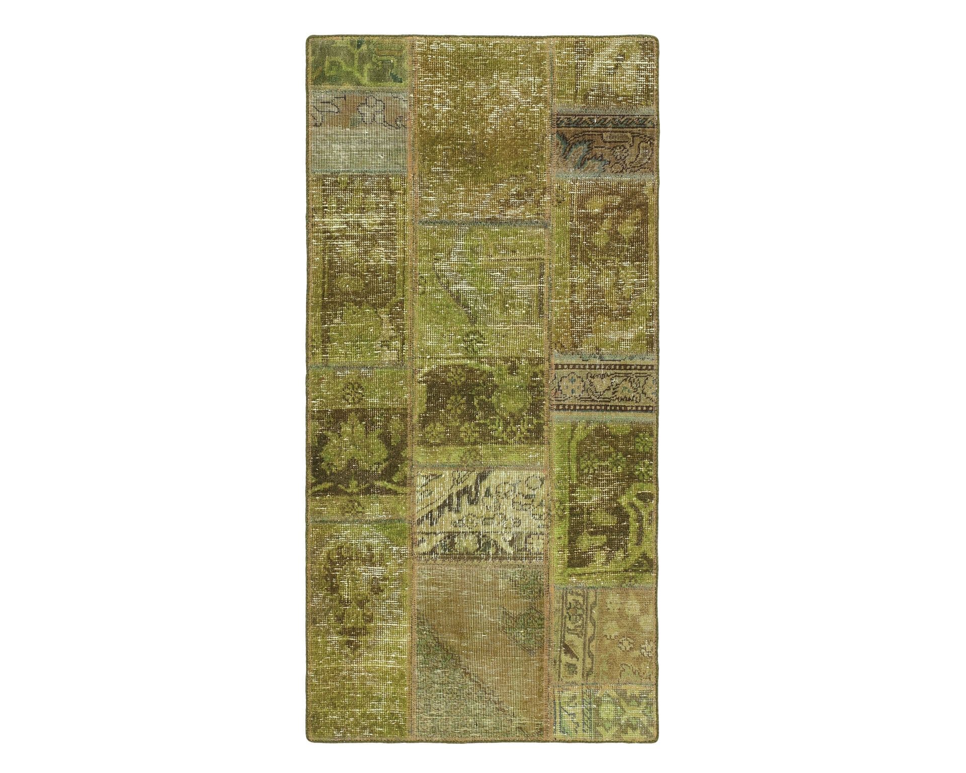 Vintage Patchwork orientalisk matta 76 x 151 cm