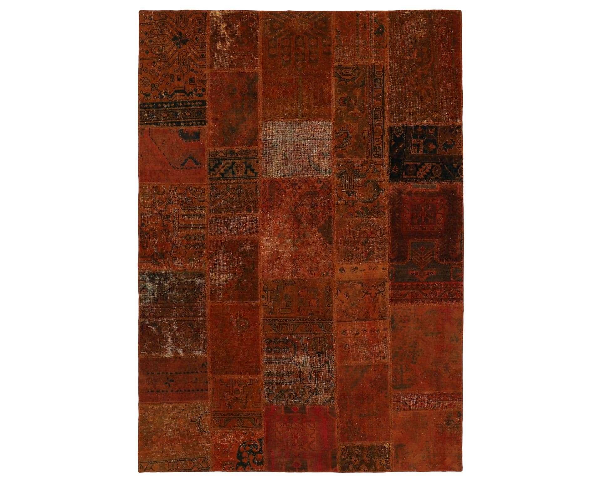Vintage Patchwork orientalisk matta 167 x 245 cm