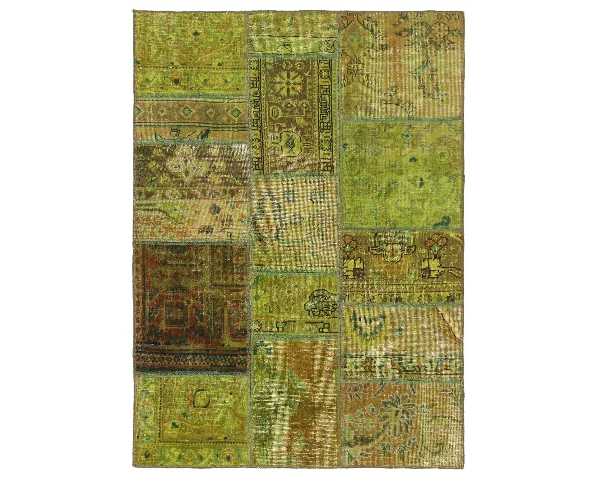 Vintage Patchwork orientalisk matta 107 x 153 cm