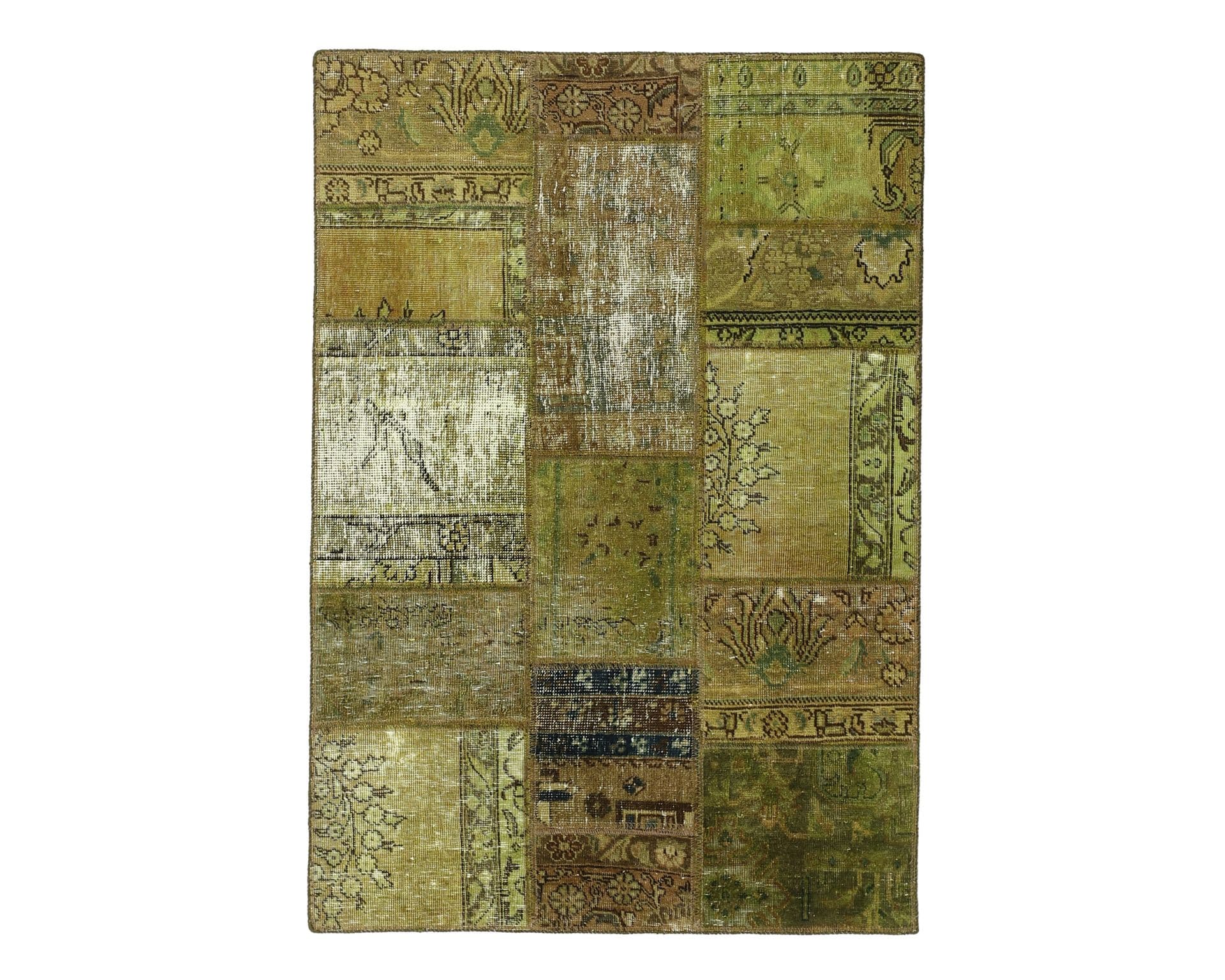 Vintage Patchwork orientalisk matta 106 x 153 cm