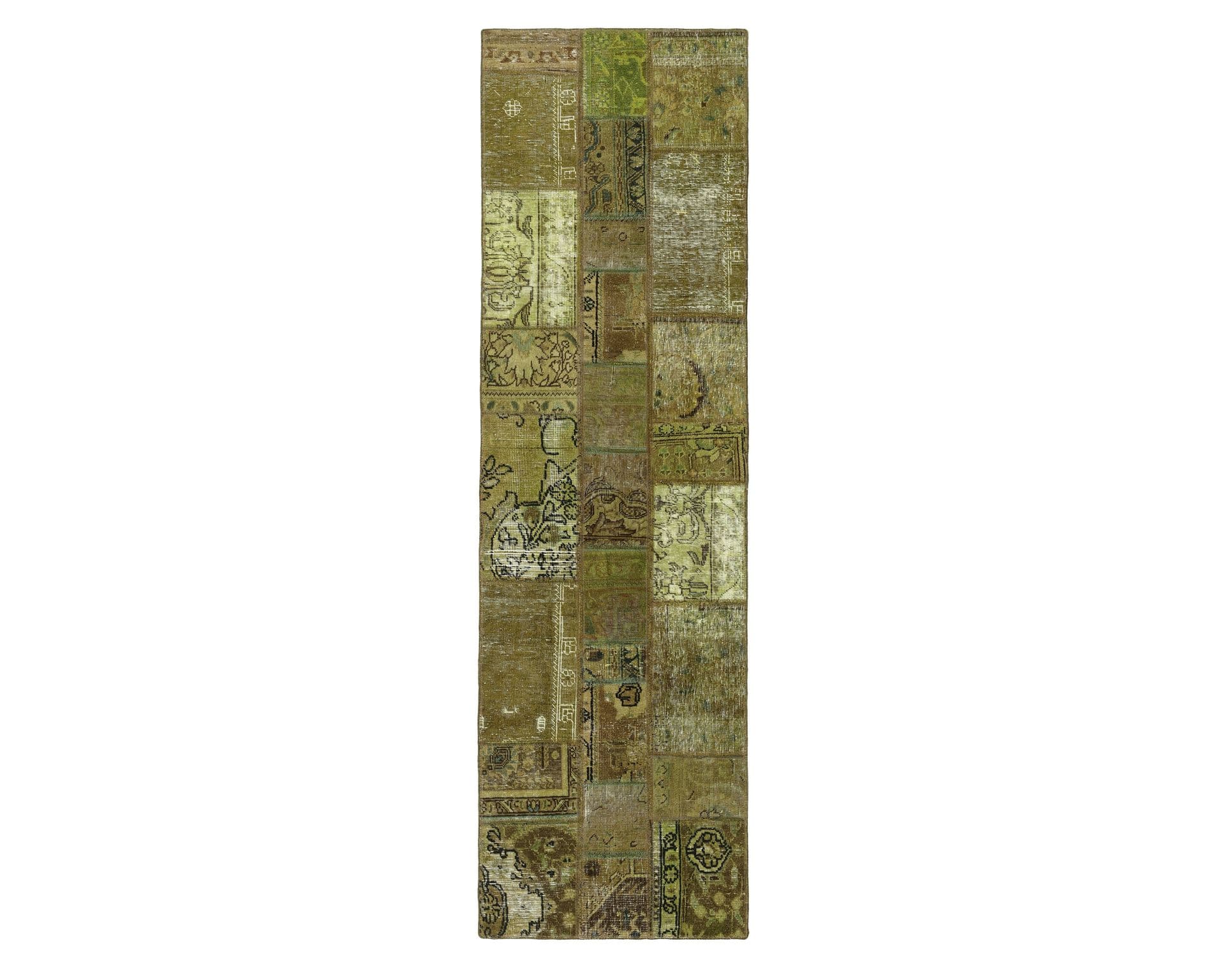 Vintage Patchwork orientalisk matta 75 x 258 cm