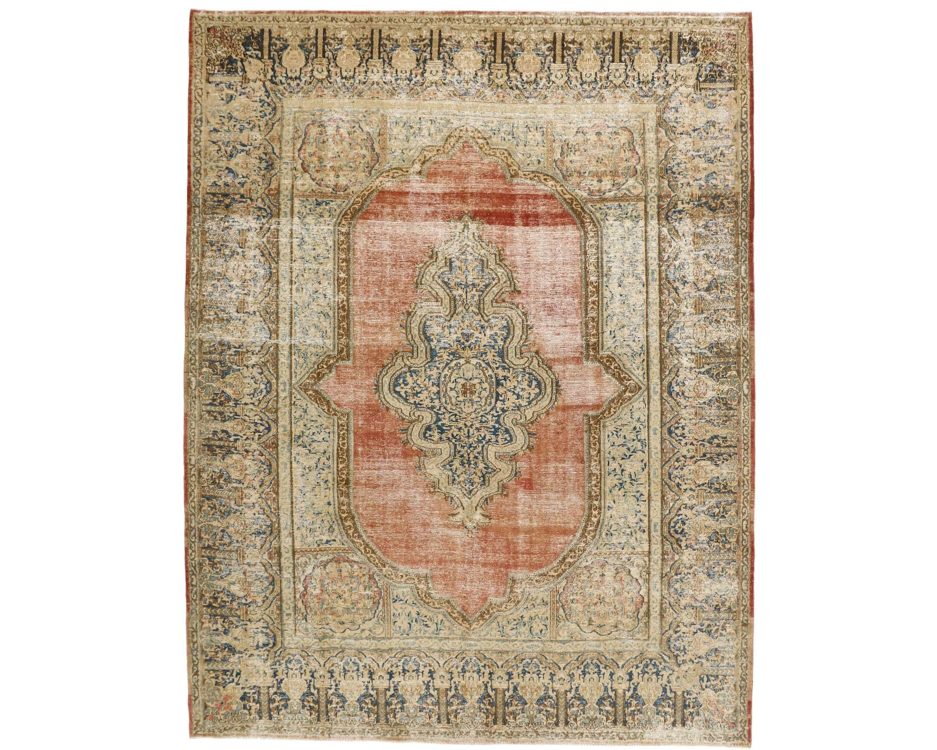 Vintage Kerman Fine orientalisk matta 268 x 358 cm