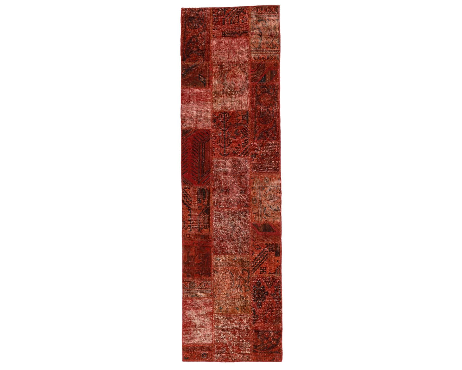 Vintage Patchwork orientalisk matta 73 x 260 cm