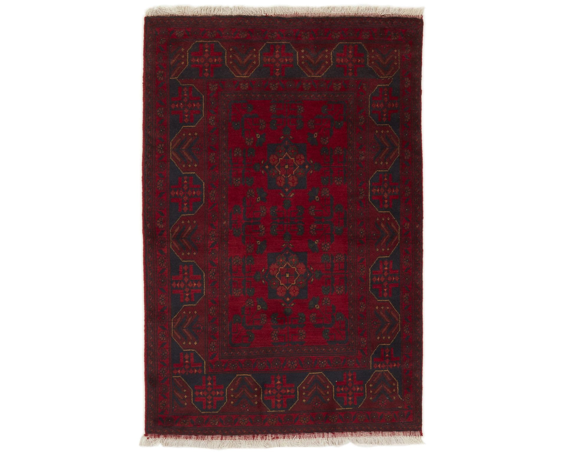 Old Afghan orientalisk matta 103 x 155 cm