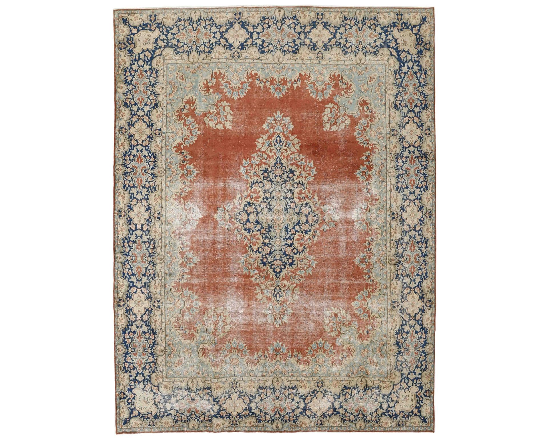 Vintage Kerman Fine orientalisk matta 307 x 407 cm