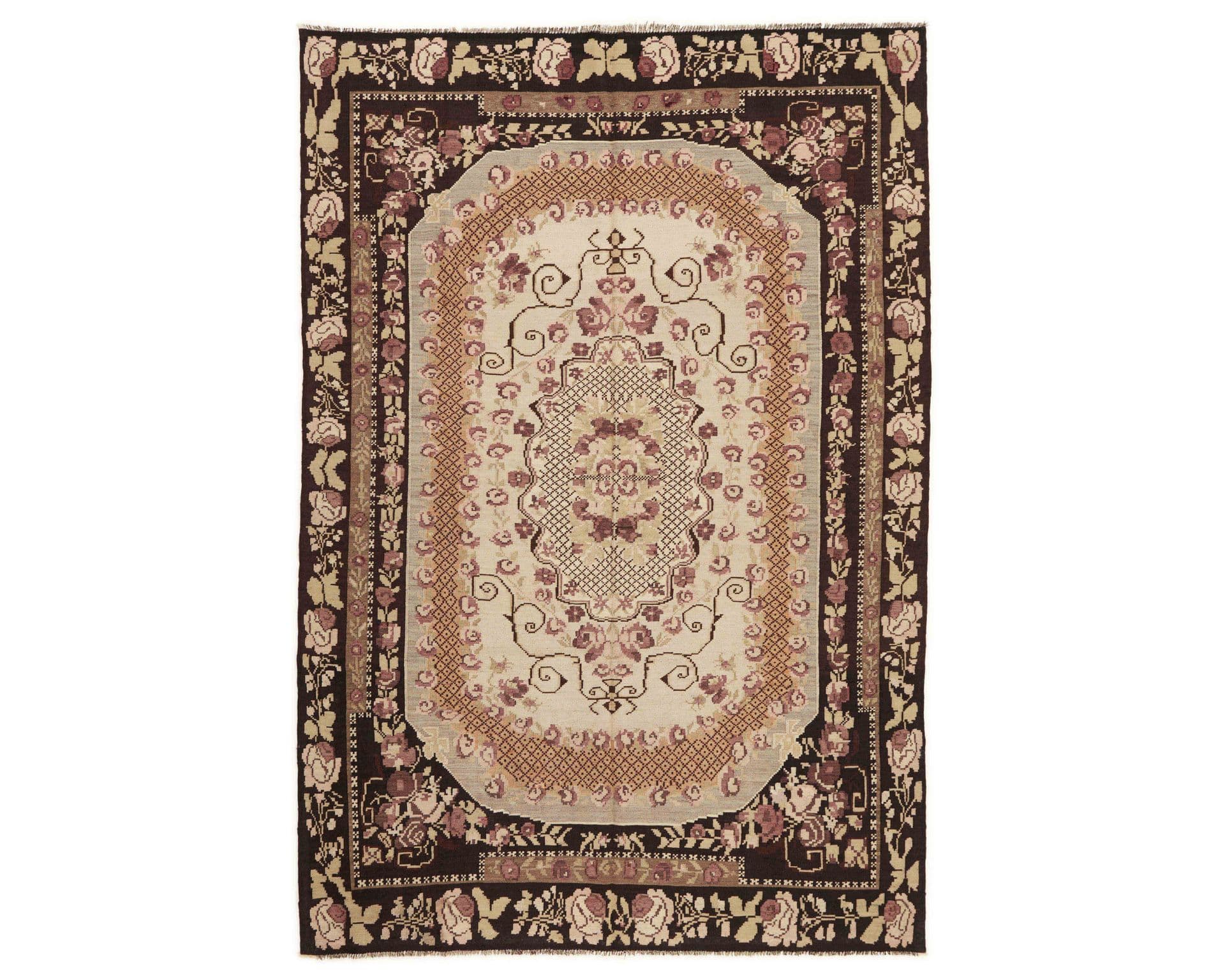Rose Kelim orientalisk matta 202 x 295 cm