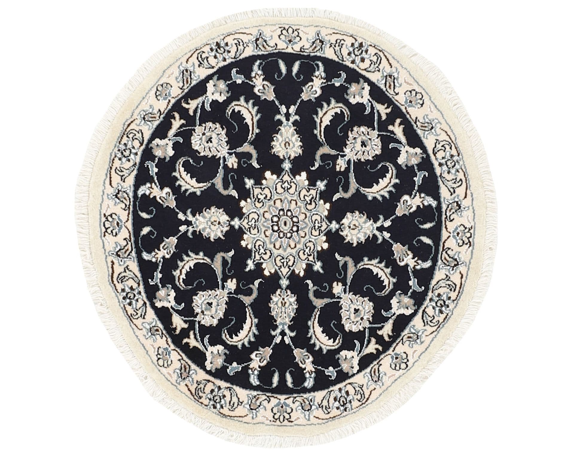 Nain Kashmar orientalisk matta ø 100 cm