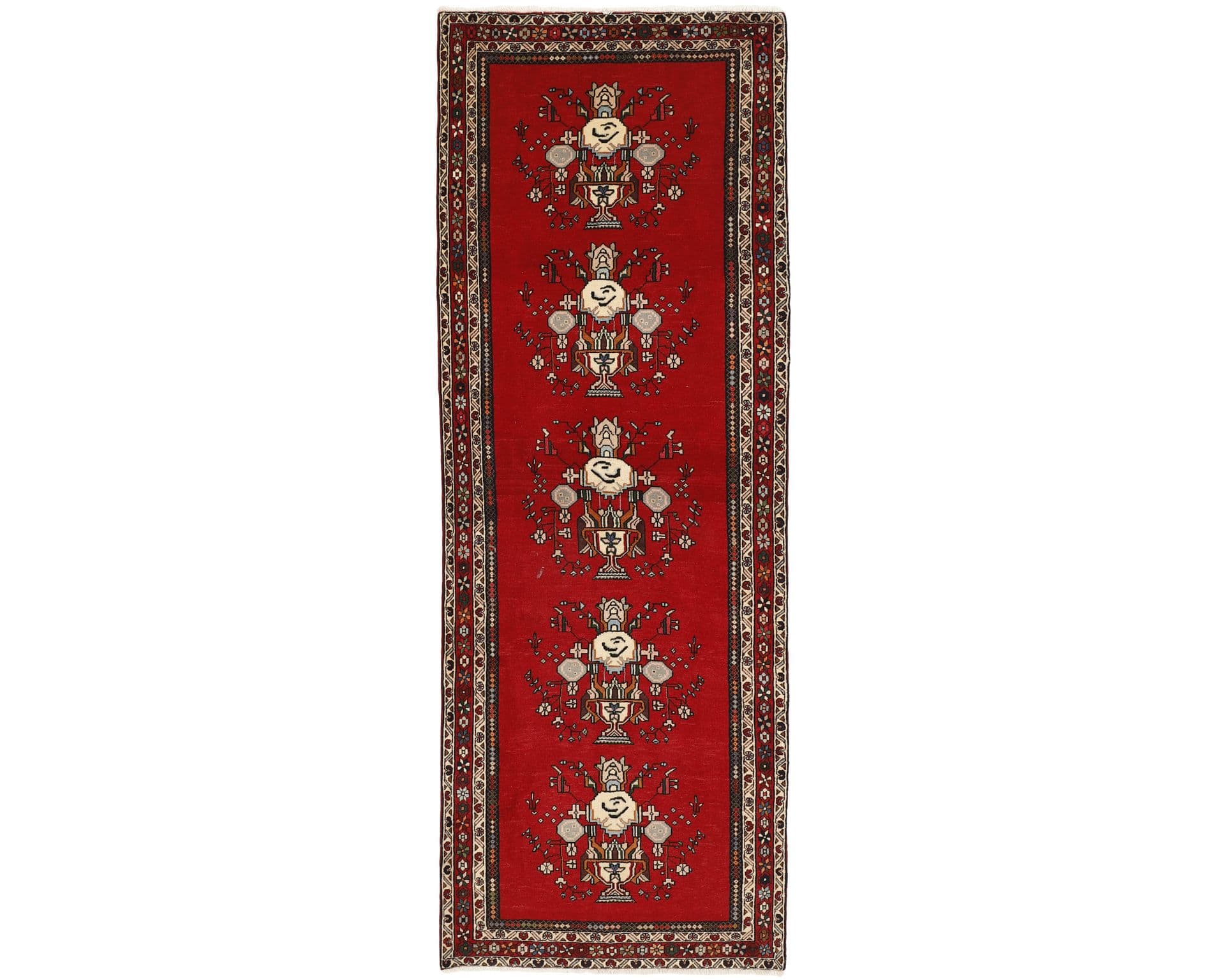Afshar orientalisk matta 100 x 292 cm
