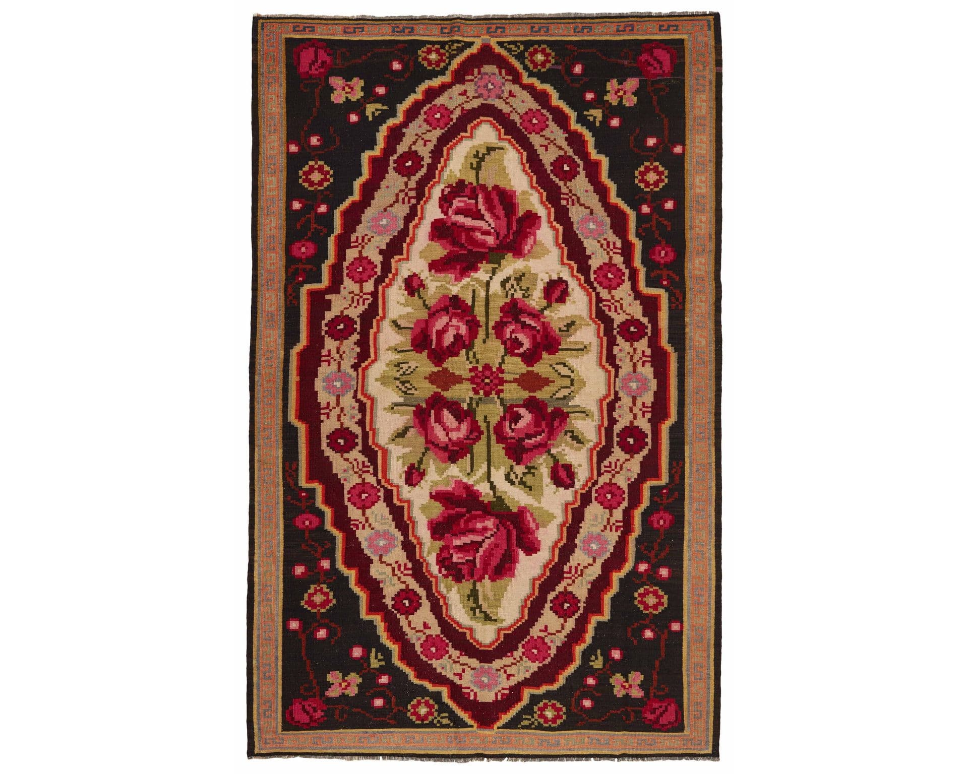 Rose Kelim orientalisk matta 189 x 296 cm