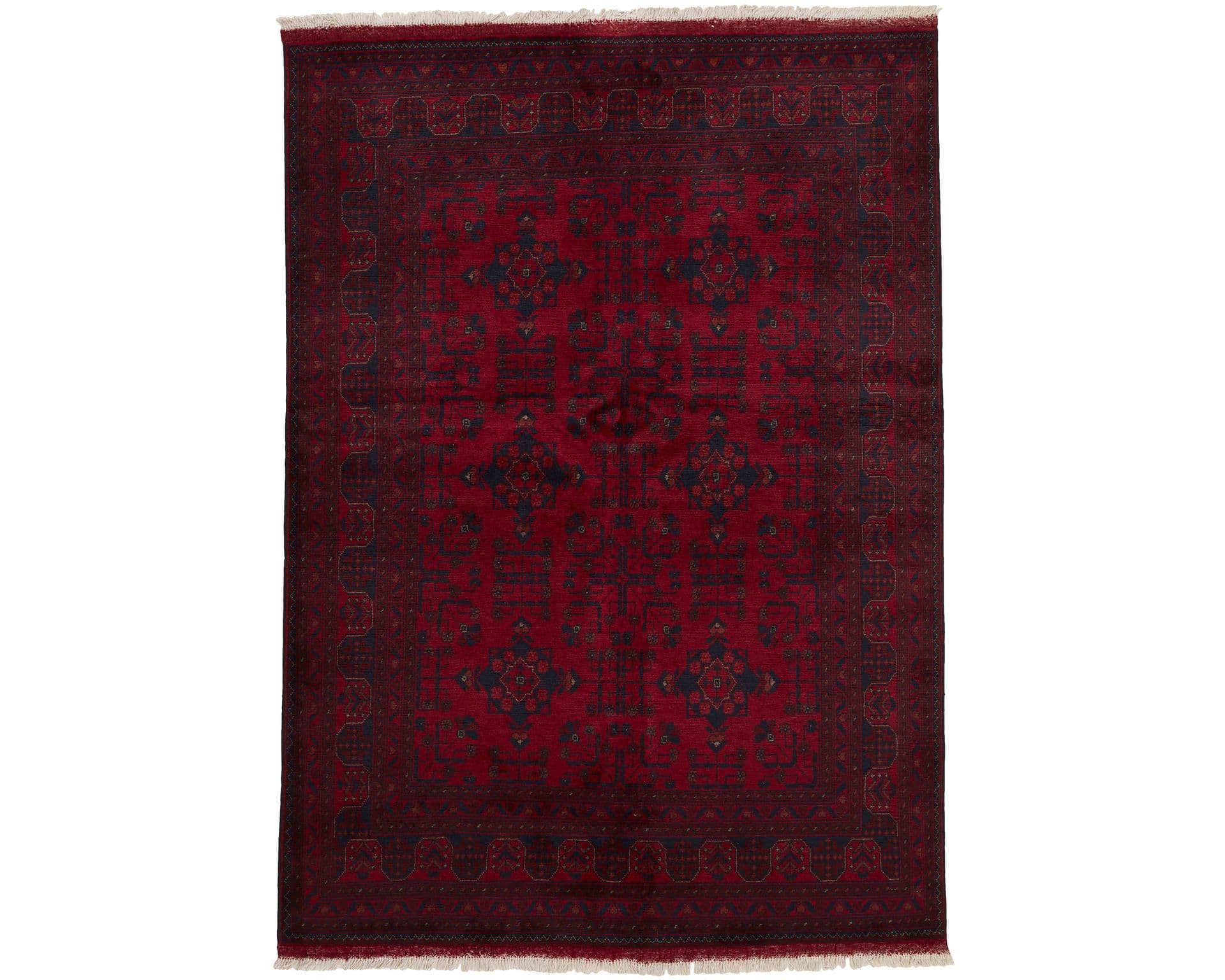 Old Afghan orientalisk matta 147 x 204 cm