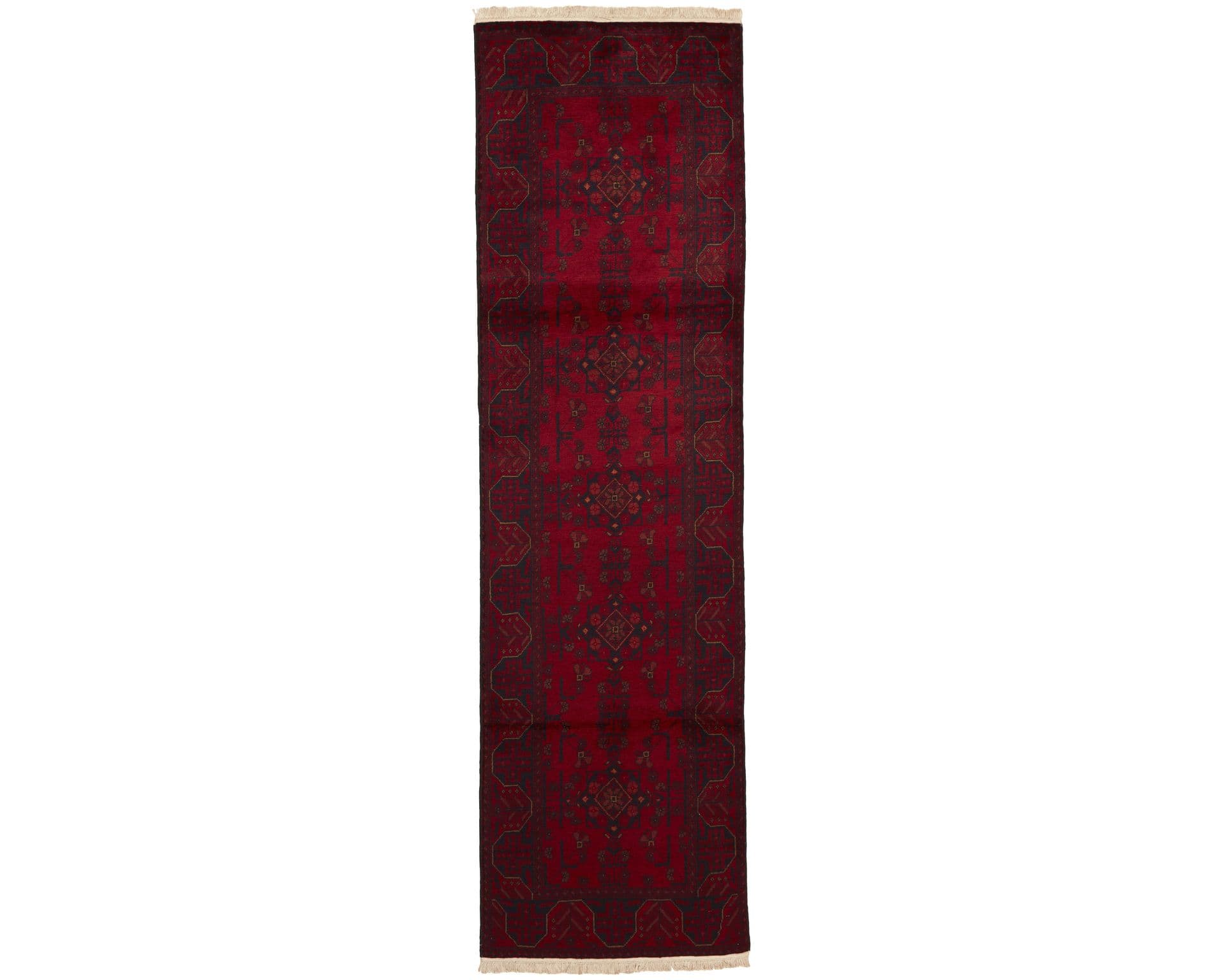 Old Afghan orientalisk matta 81 x 287 cm