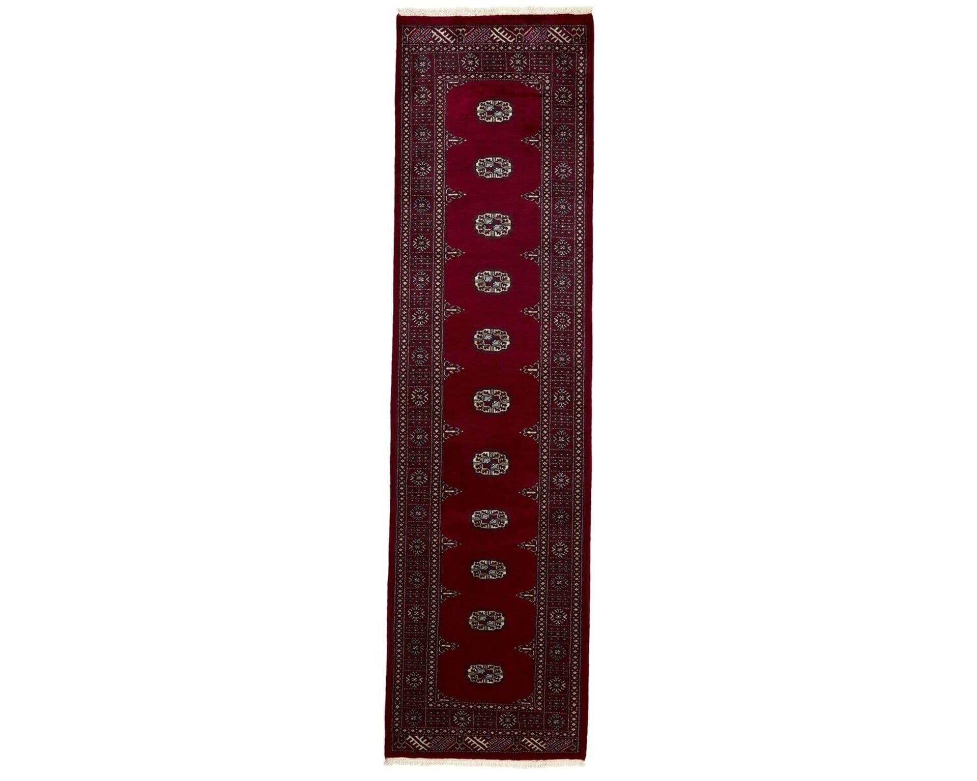 Pakistan handknotted orientalisk matta 79 x 297 cm