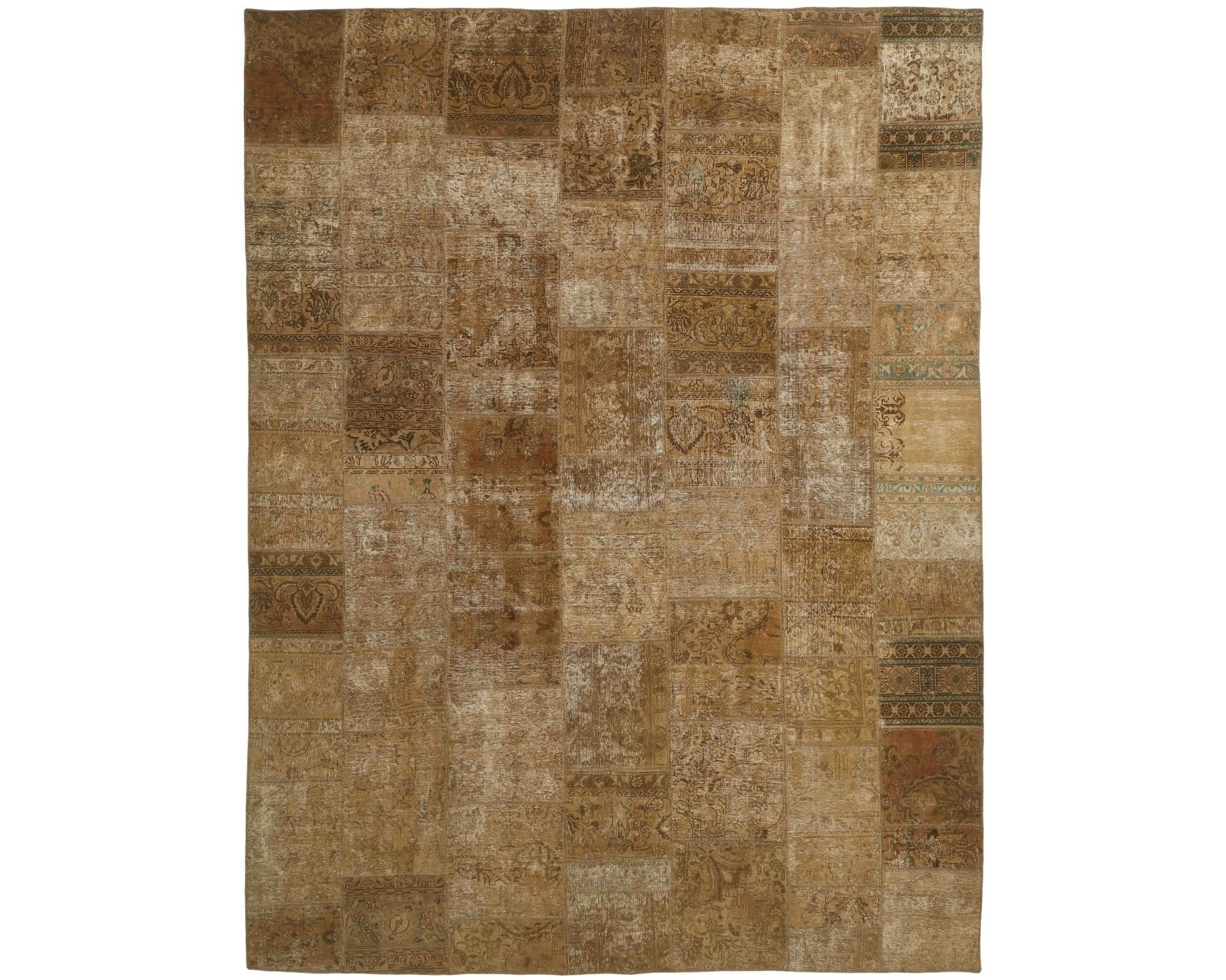 Vintage Patchwork orientalisk matta 308 x 404 cm