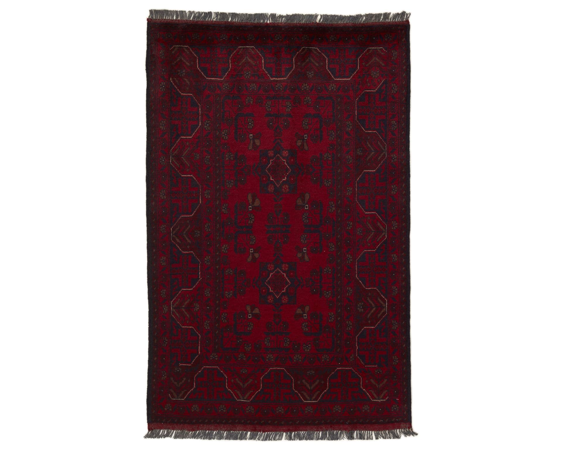 Old Afghan orientalisk matta 100 x 154 cm