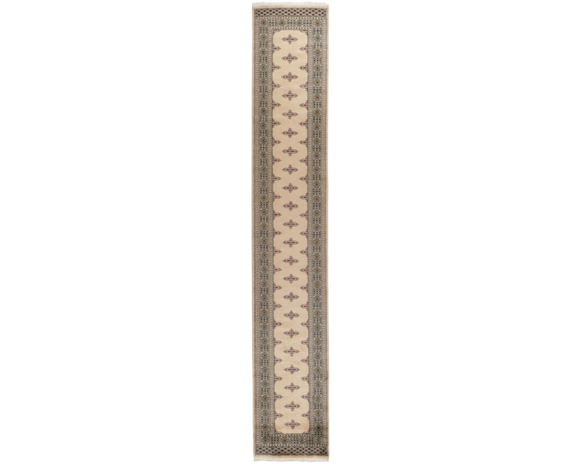 Pakistan handknotted orientalisk matta 77 x 459 cm