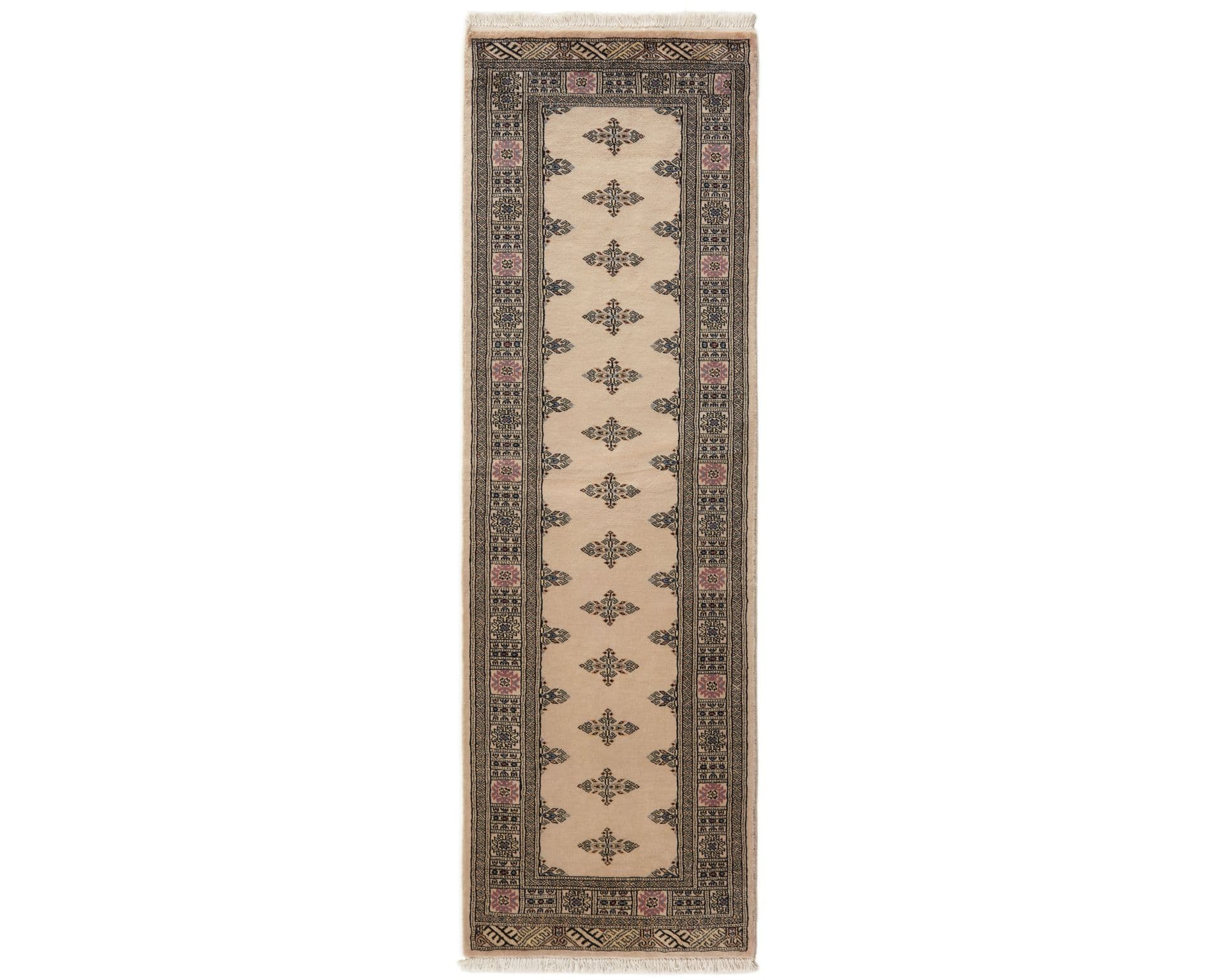 Pakistan handknotted orientalisk matta 75 x 239 cm