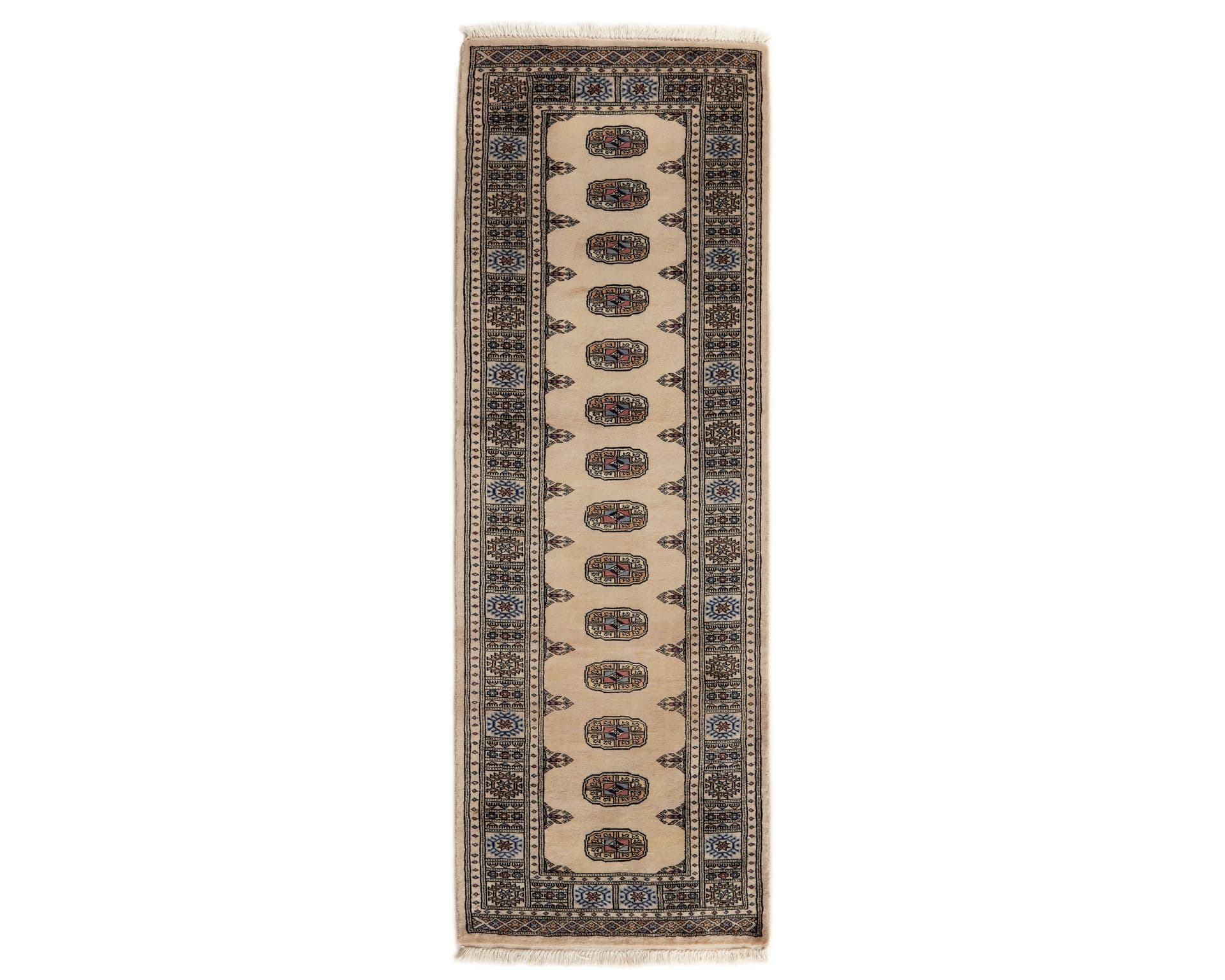 Pakistan handknotted orientalisk matta 80 x 232 cm