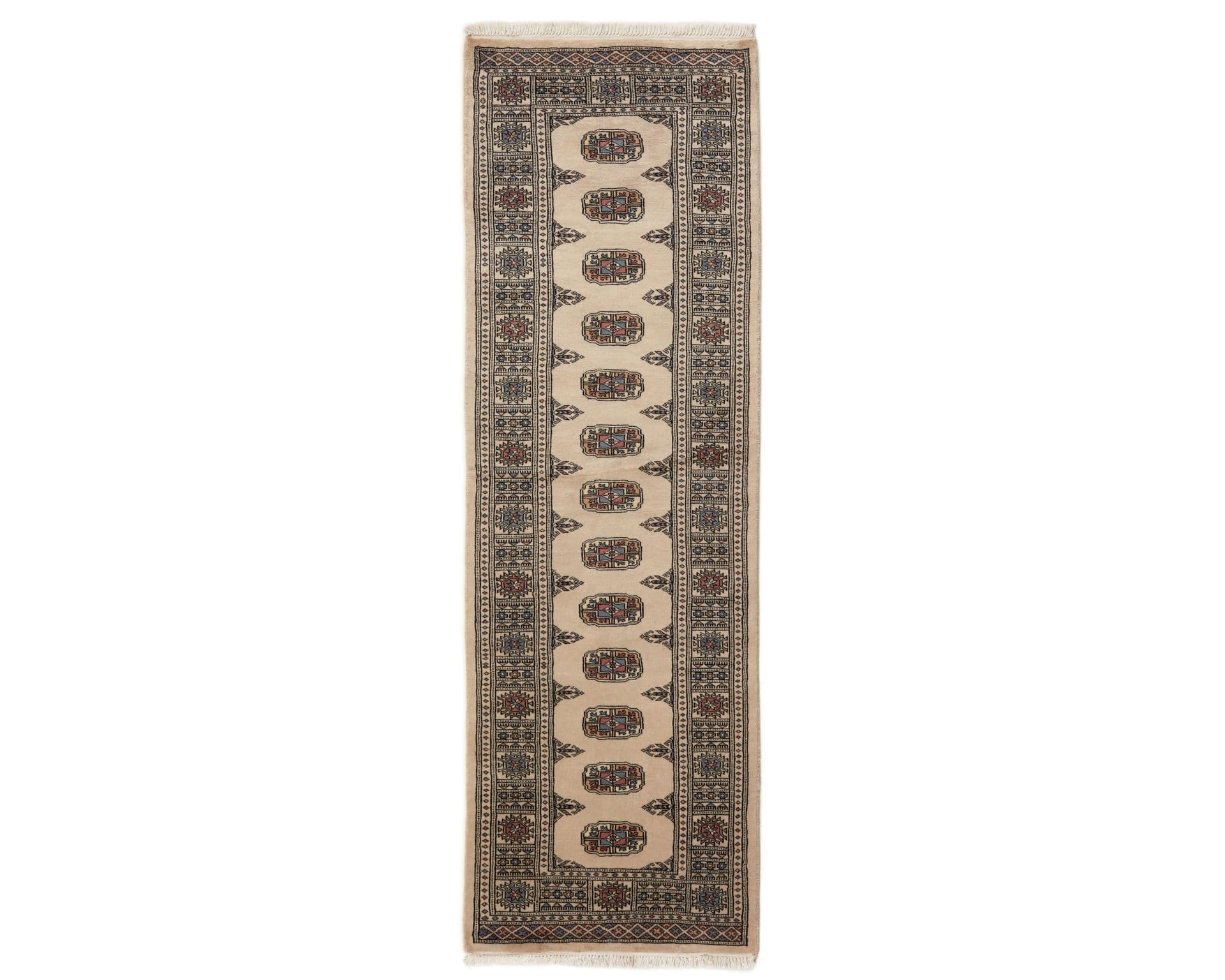 Pakistan handknotted orientalisk matta 77 x 238 cm
