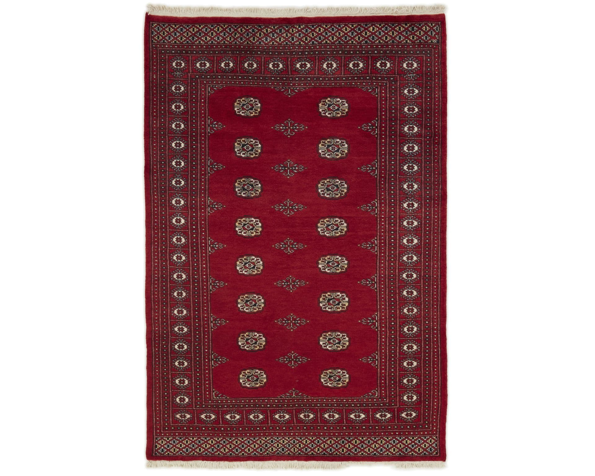 Pakistan handknotted orientalisk matta 138 x 203 cm