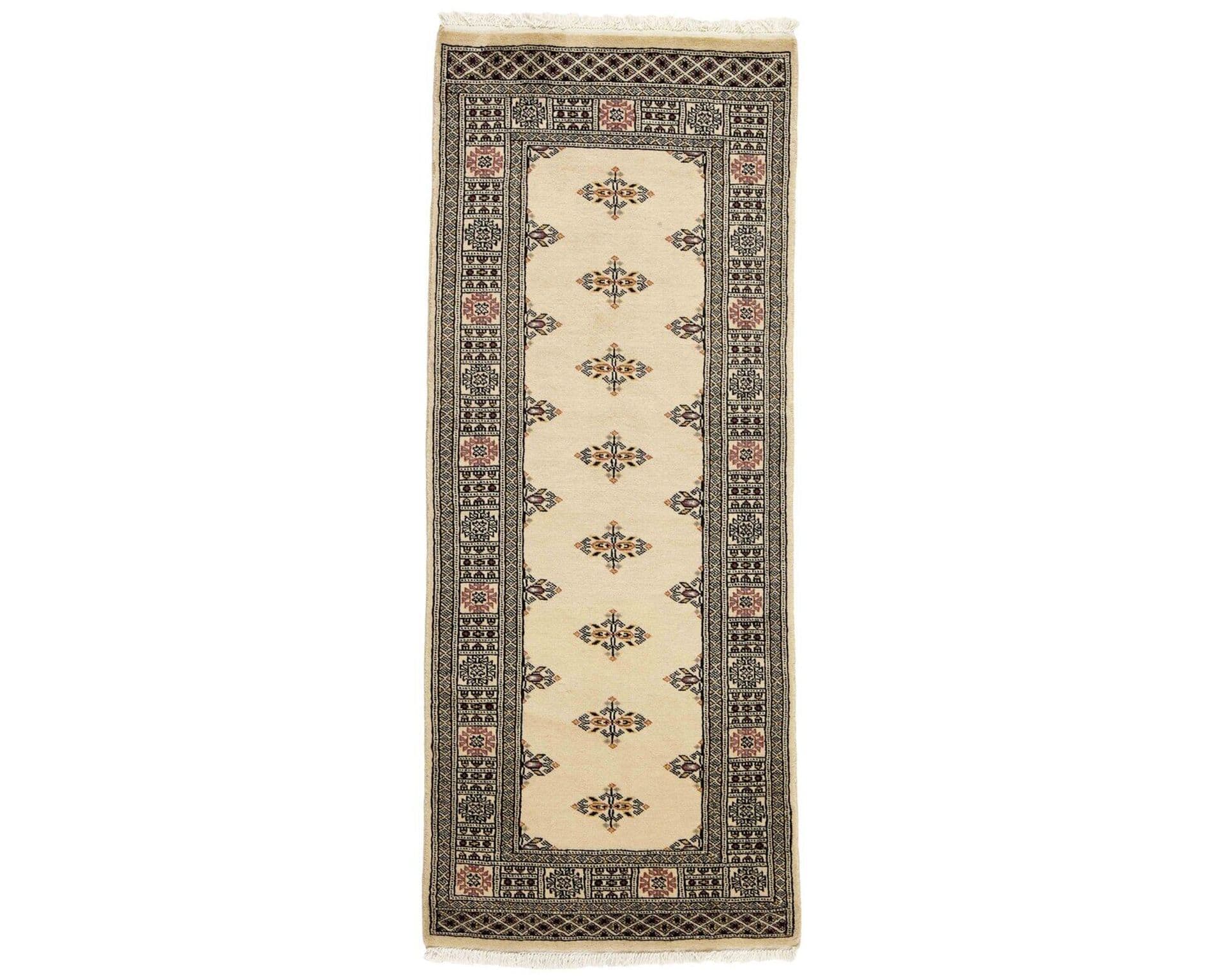 Pakistan handknotted orientalisk matta 77 x 193 cm