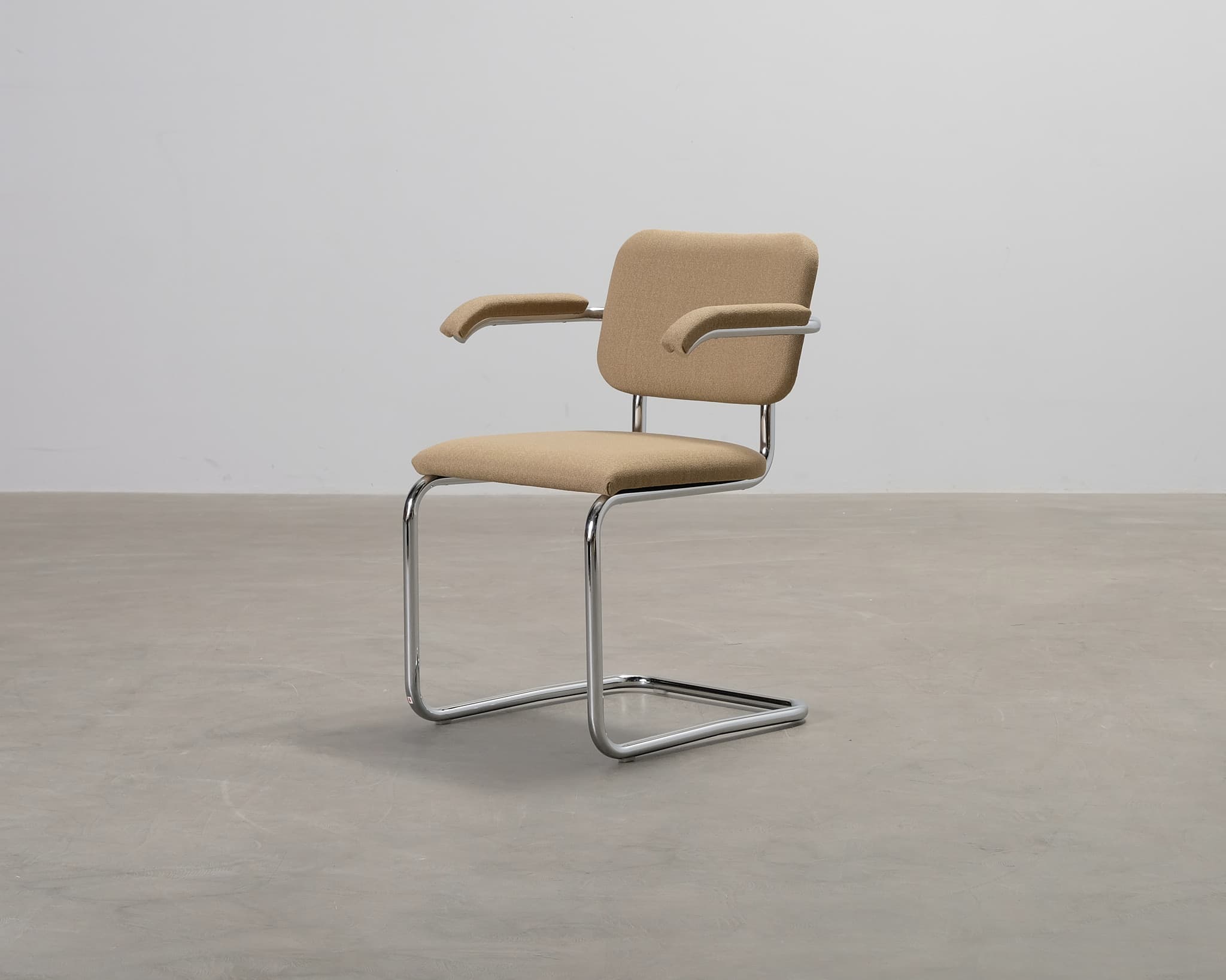 Knoll Cesca stol med armstöd beige