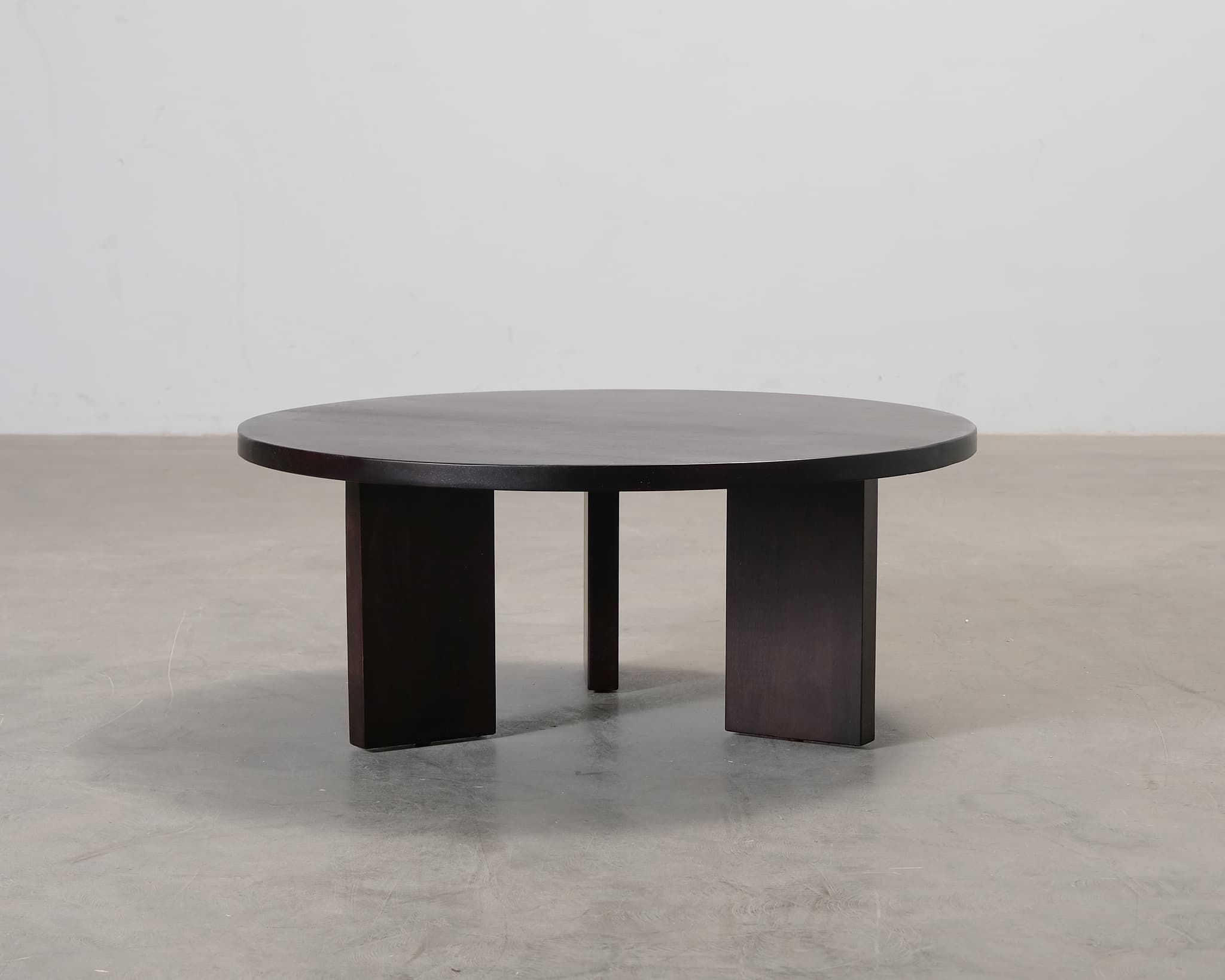 Decotique Eden soffbord ø 90 cm mörkbrun ek