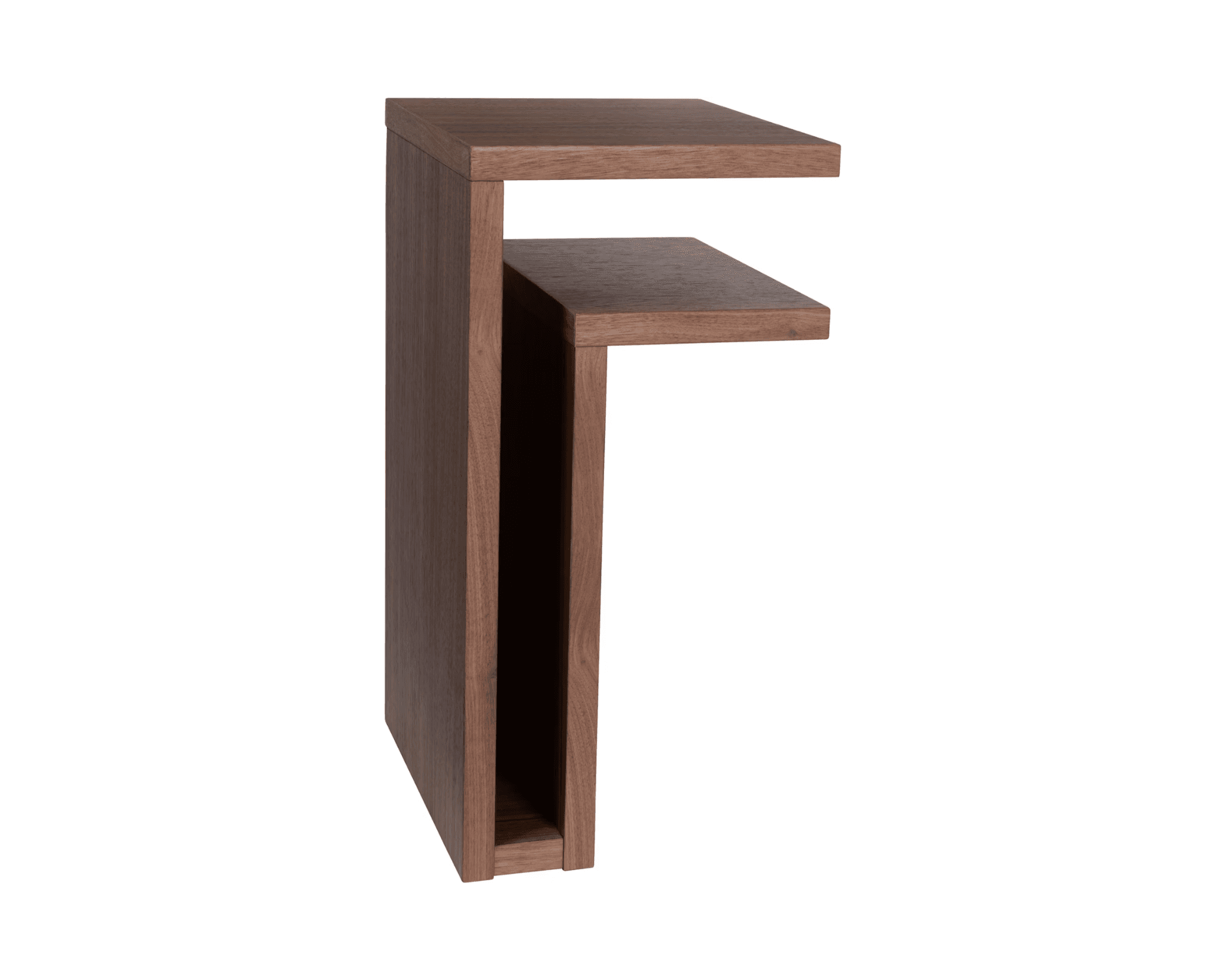 Maze Interior F Shelf vägghylla höger valnöt