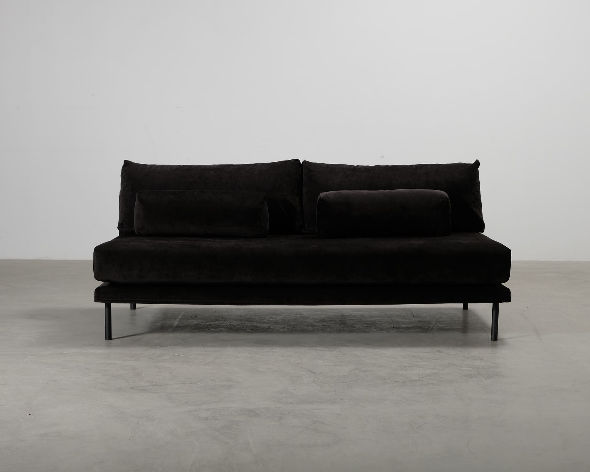 Finsoffat Duo 2-sits soffa svart