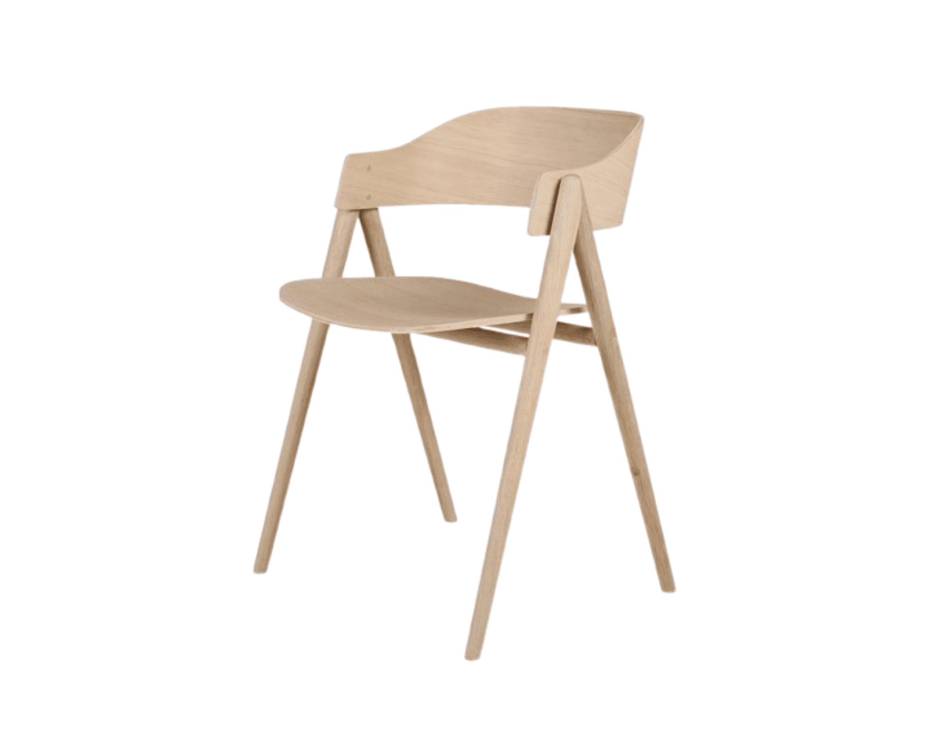 Forms & Objects Hennie matstol i ek, set om 2