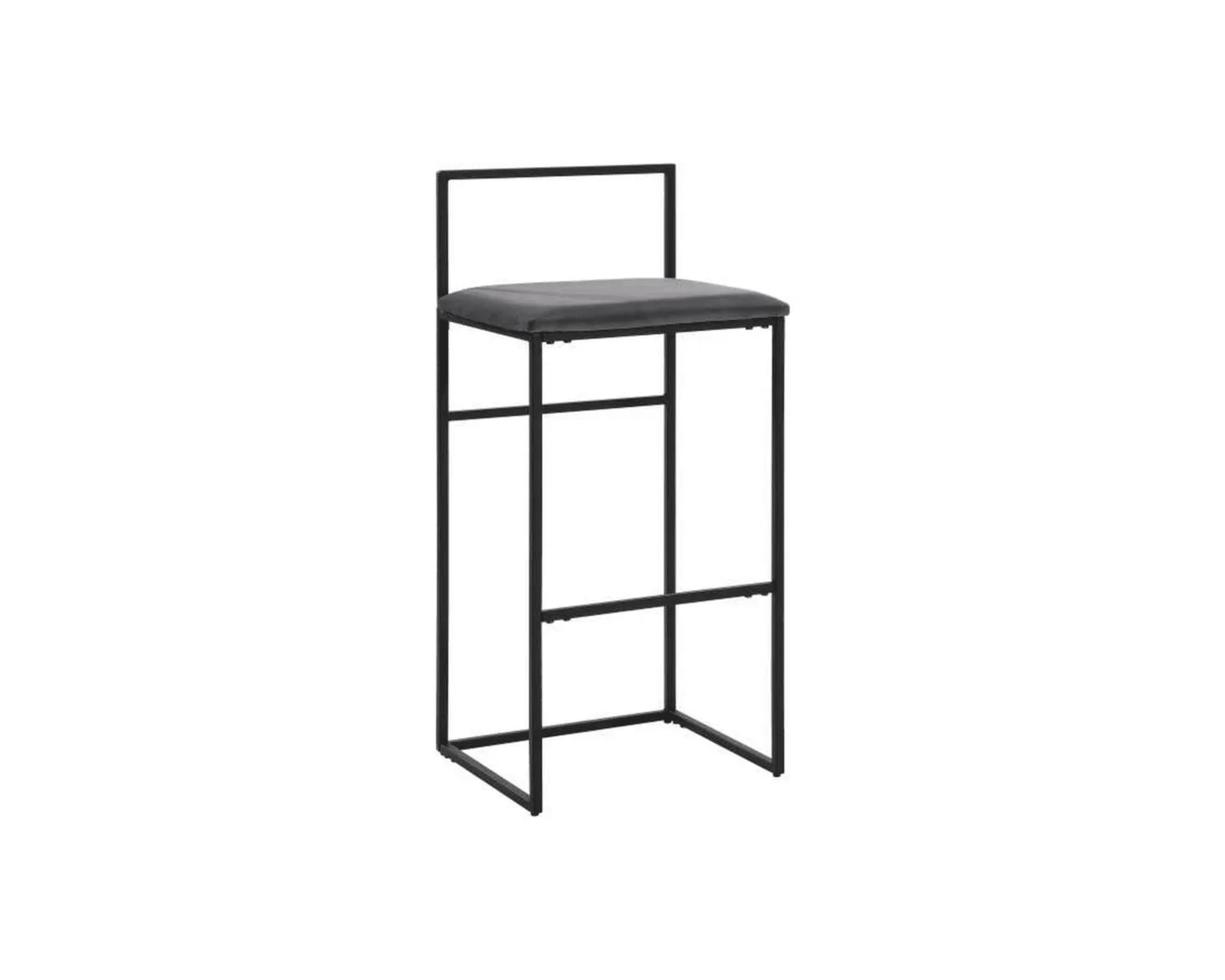 Pan barstol svart, set om 6