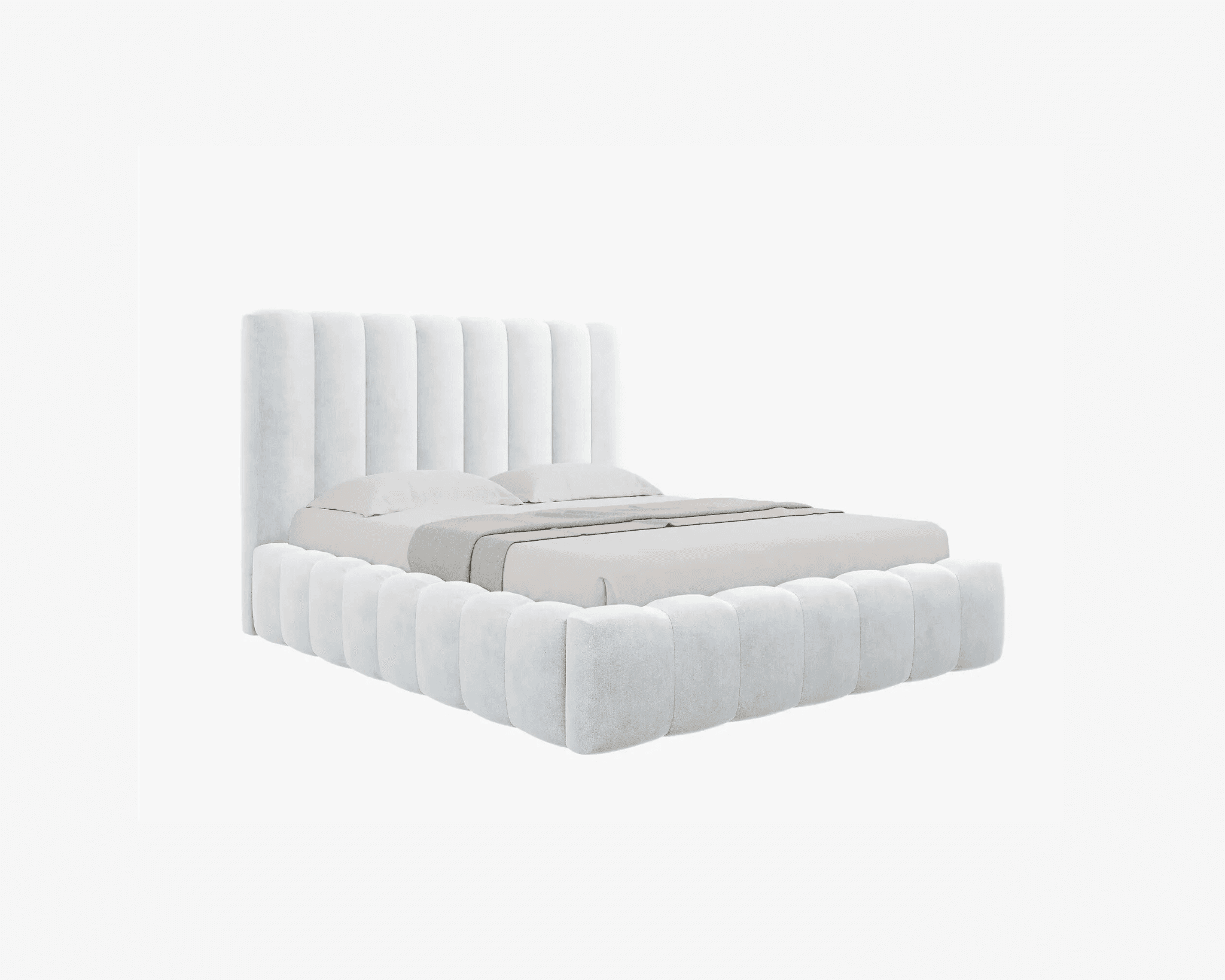 Micadoni Kelp sängram 160 x 200 cm beige