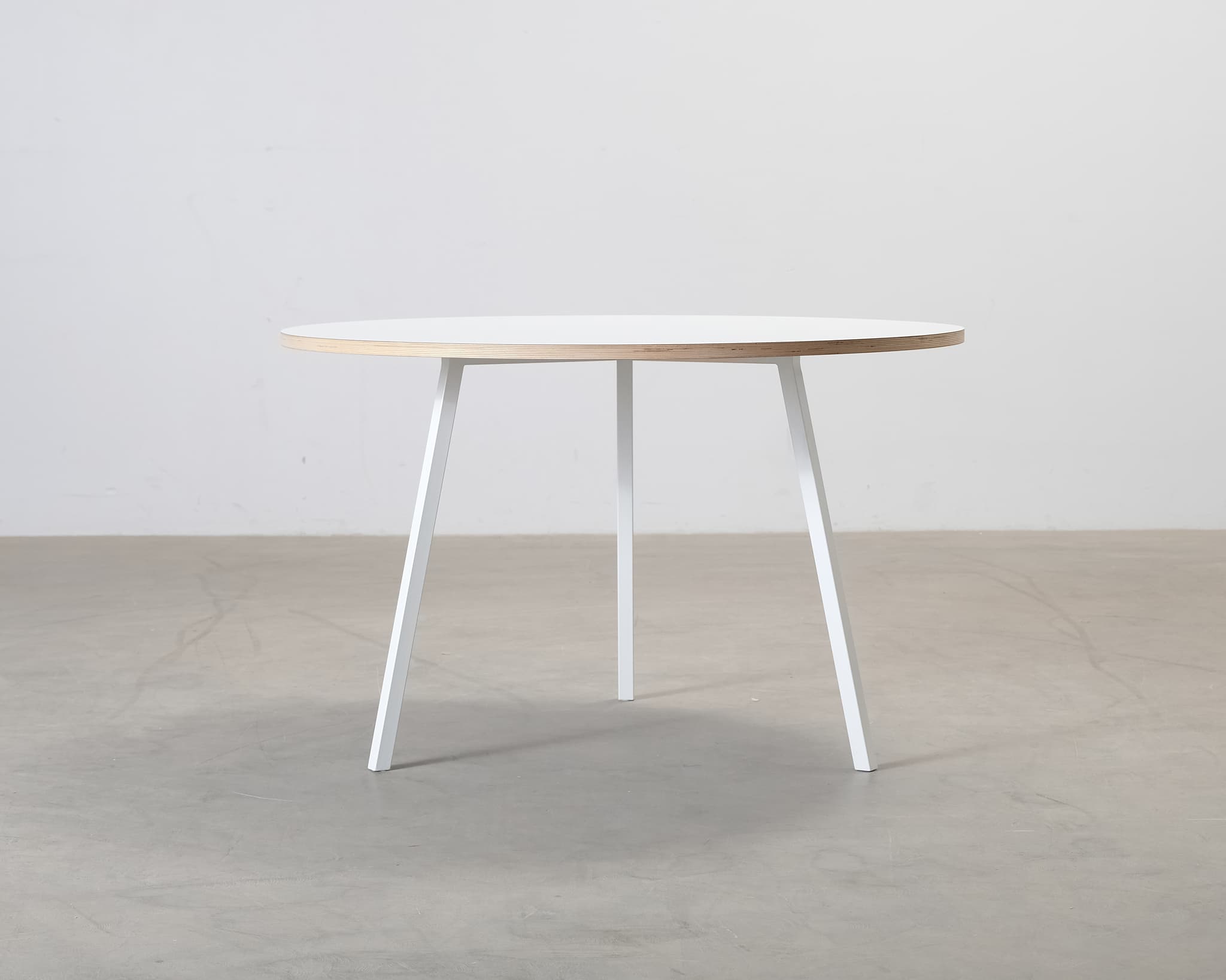 HAY Loop Stand matbord ø 120 cm vit