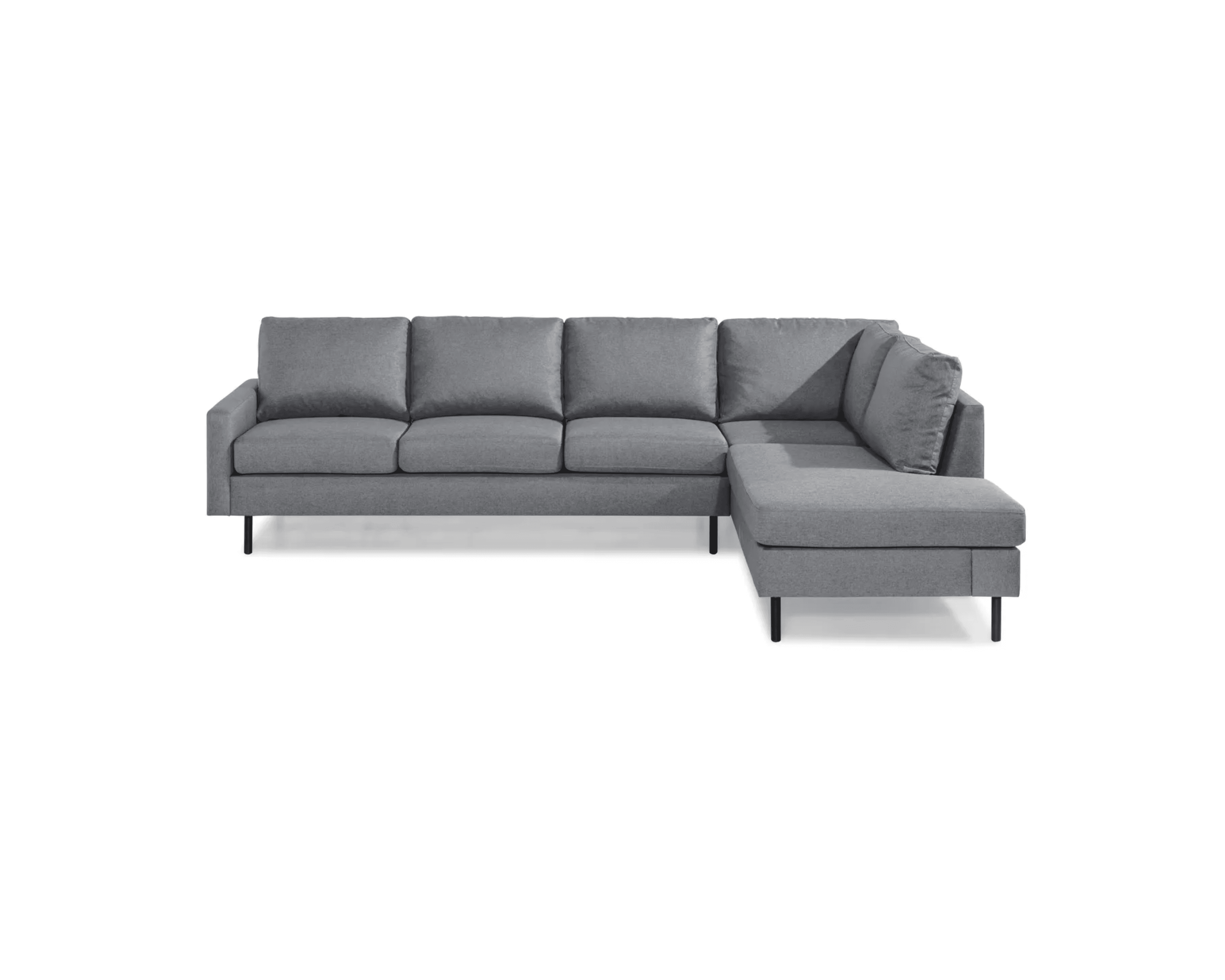 Peppe 4-sits divansoffa grå