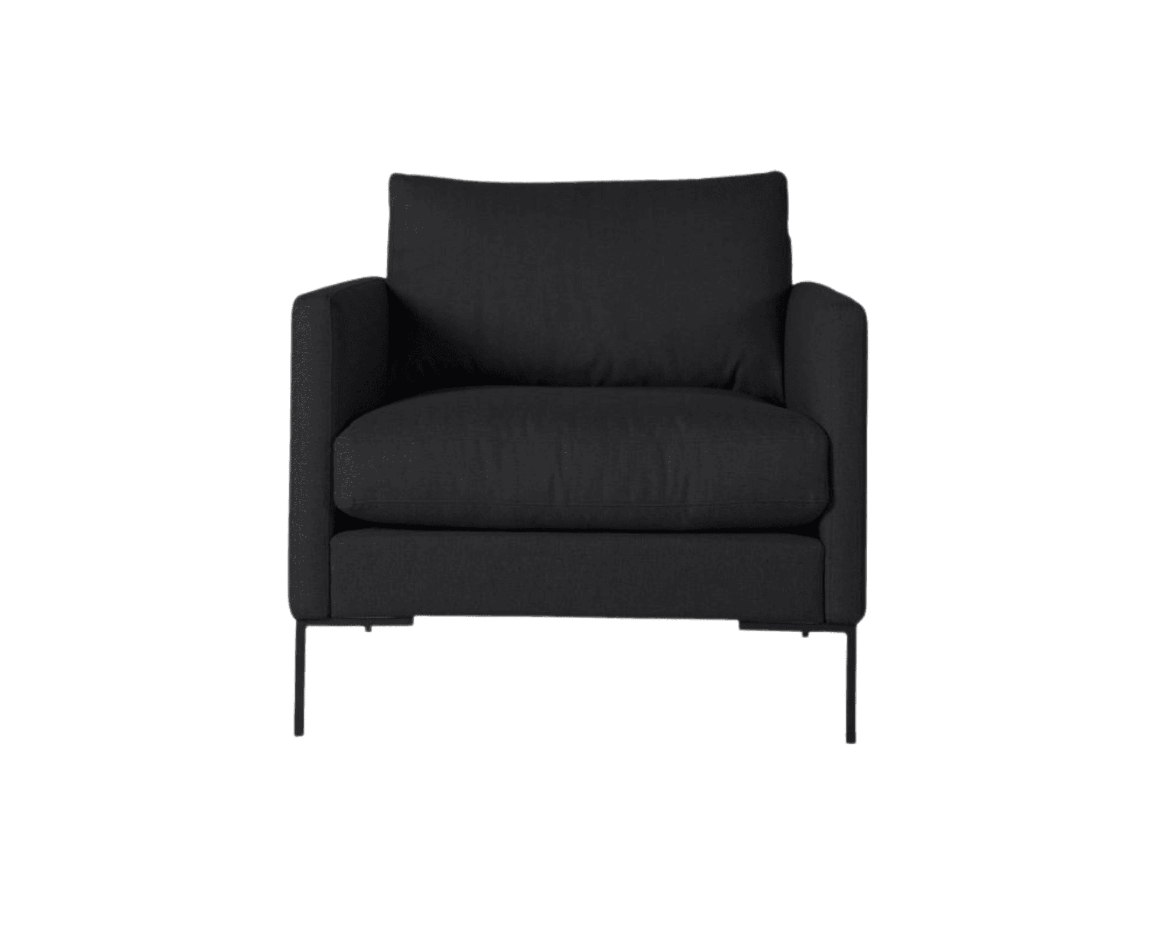 Forms & Objects Sofia fåtölj svart