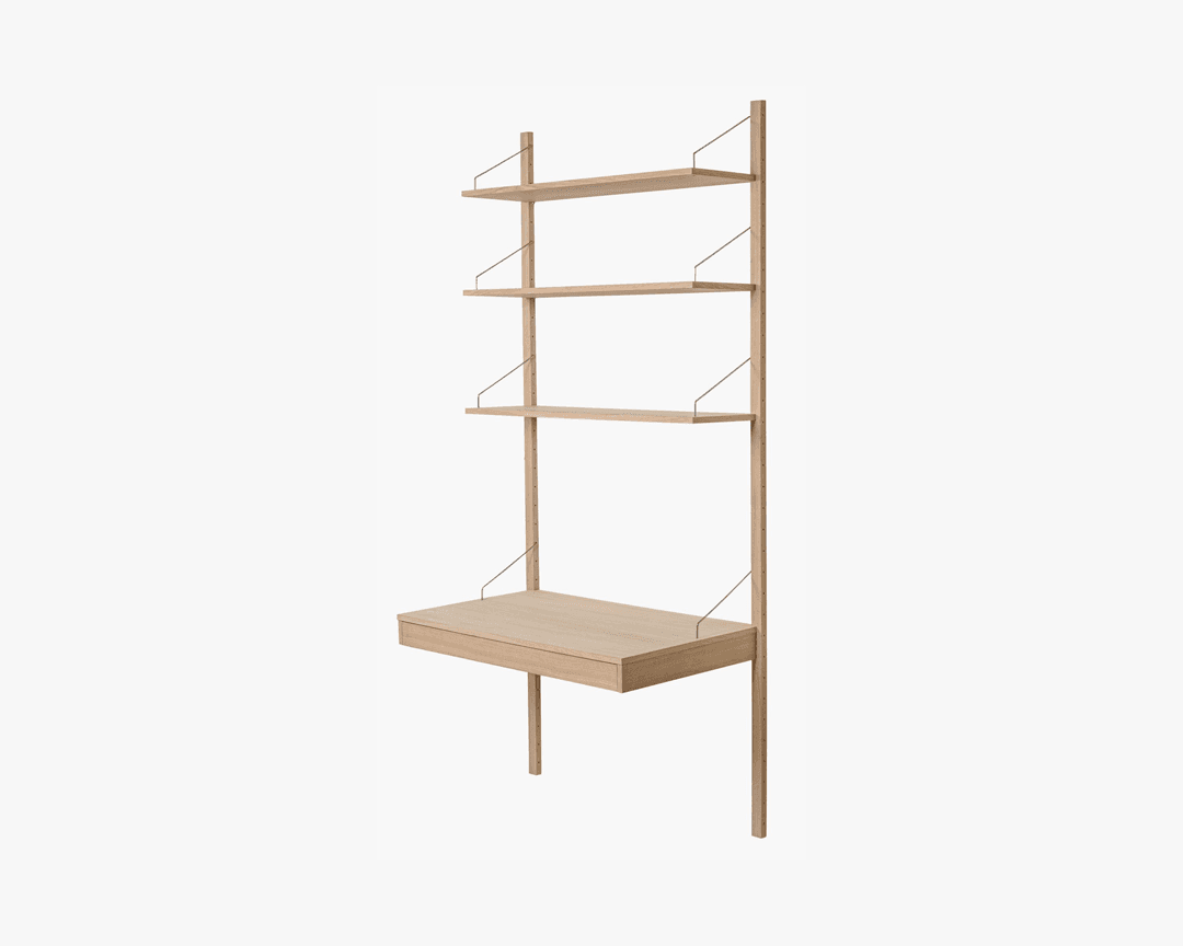 Iben skrivbordsskiva med låda 100 cm