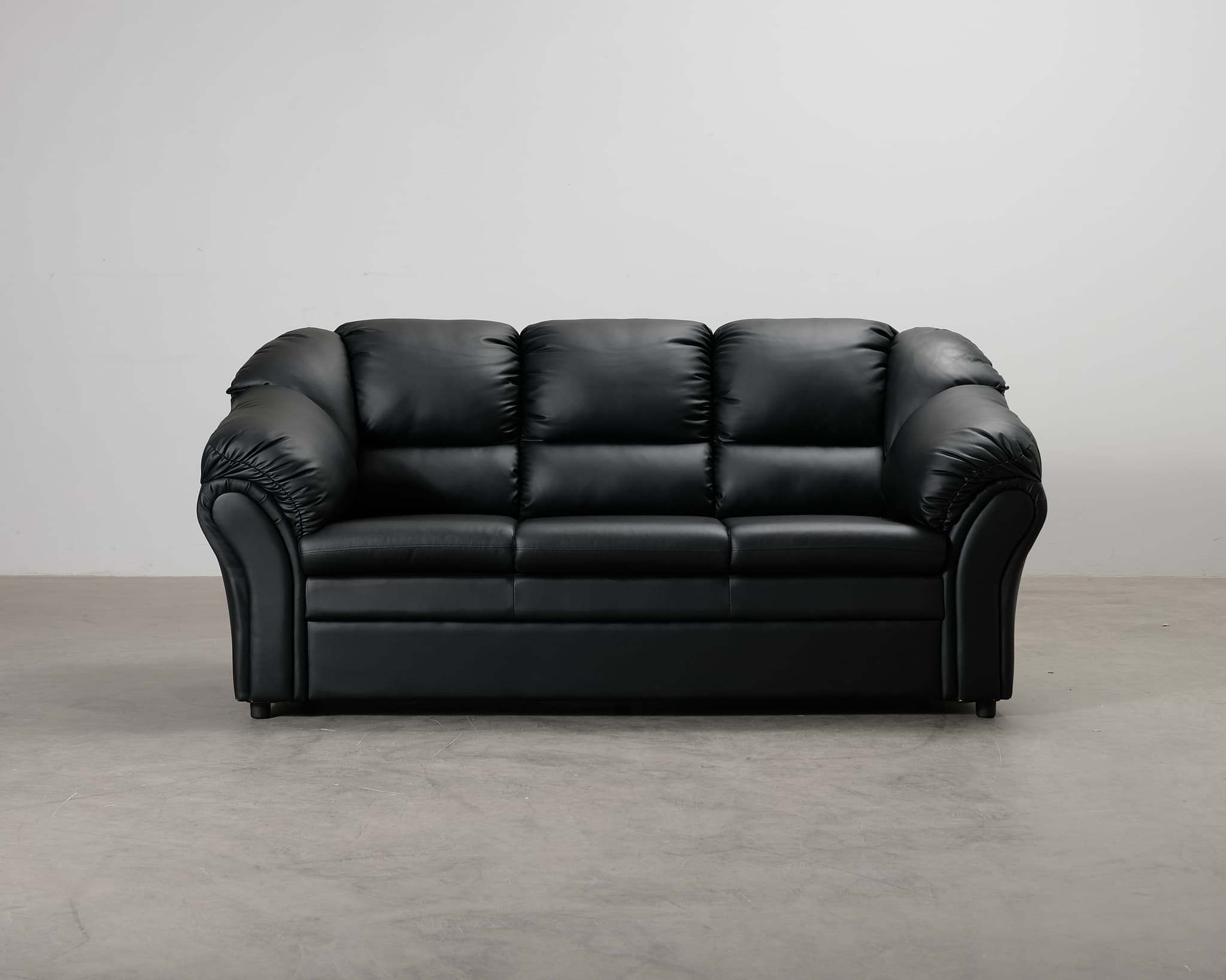 Salvador 3-sits soffa svart