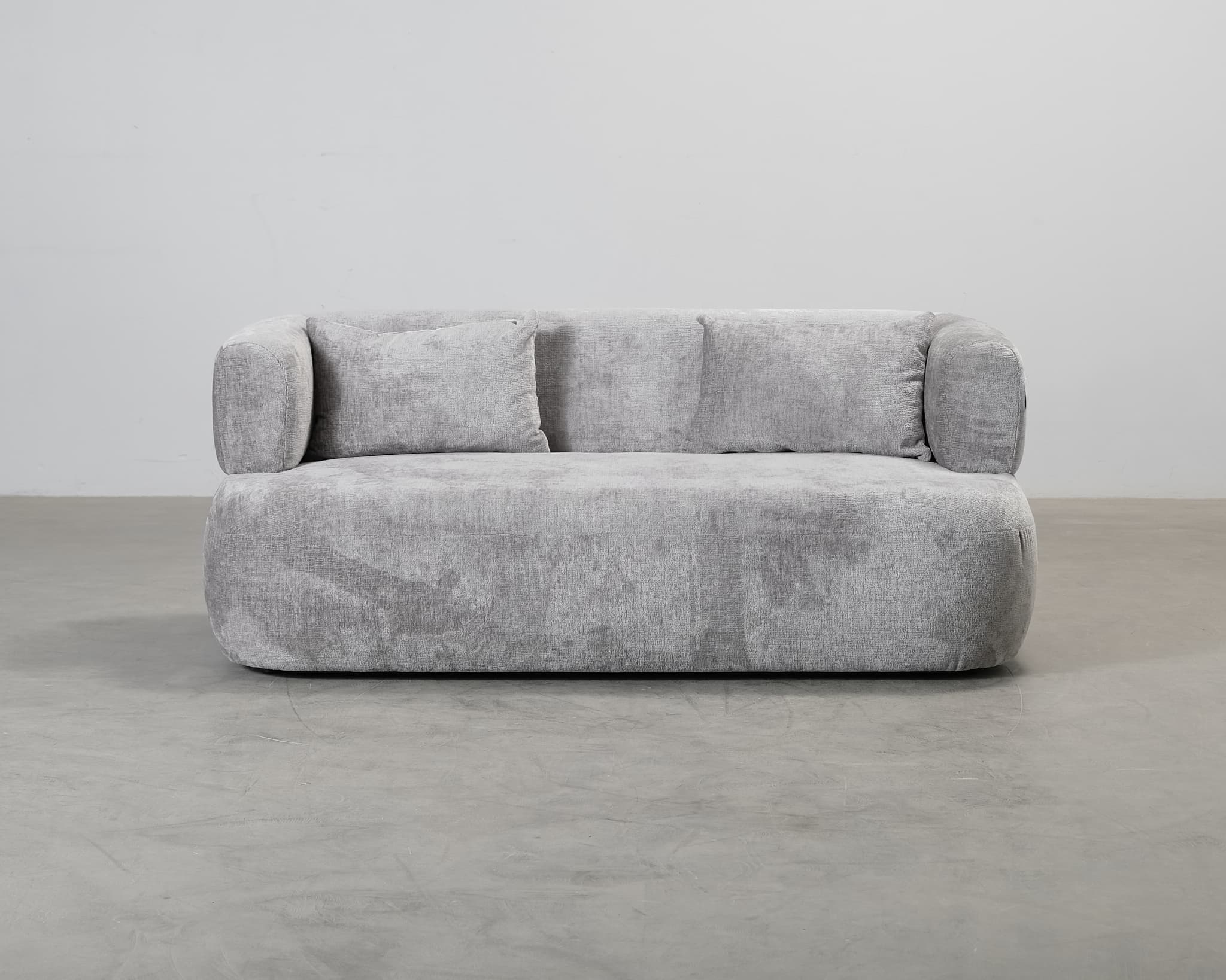 Micadoni Jenny 2-sits soffa grå