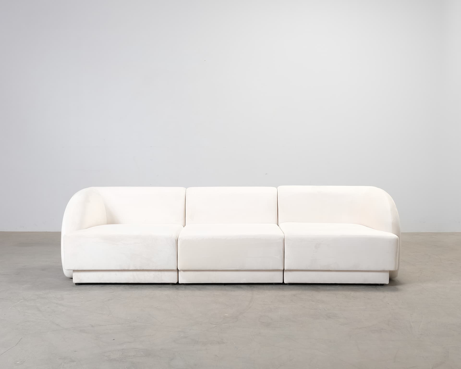 Micadoni Miley 3-sits soffa naturvit