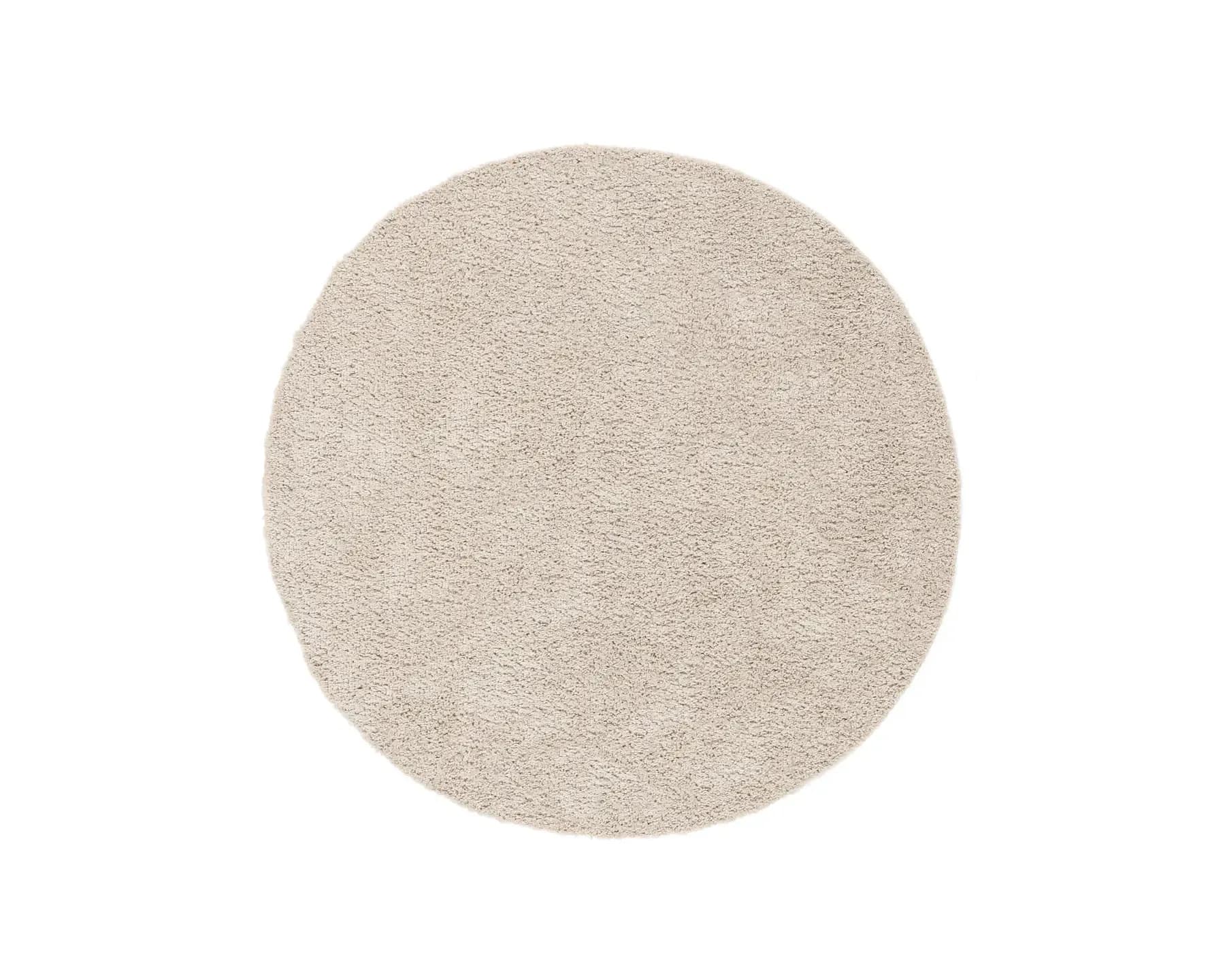 Rugvista Essential Comfy ryamatta Ø 100 cm beige