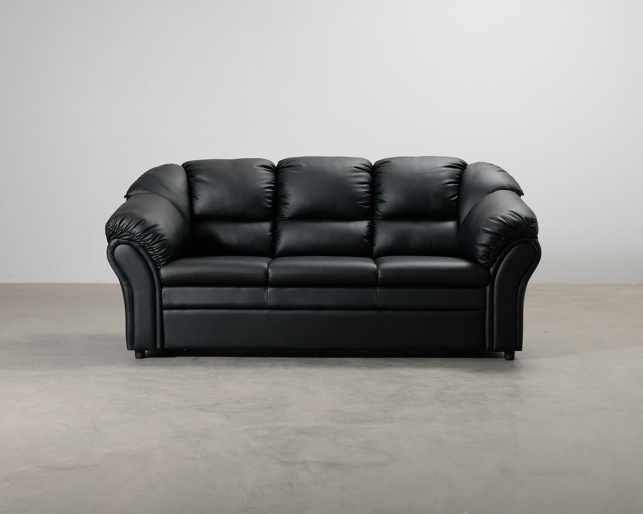 Salvador 3-sits soffa svart