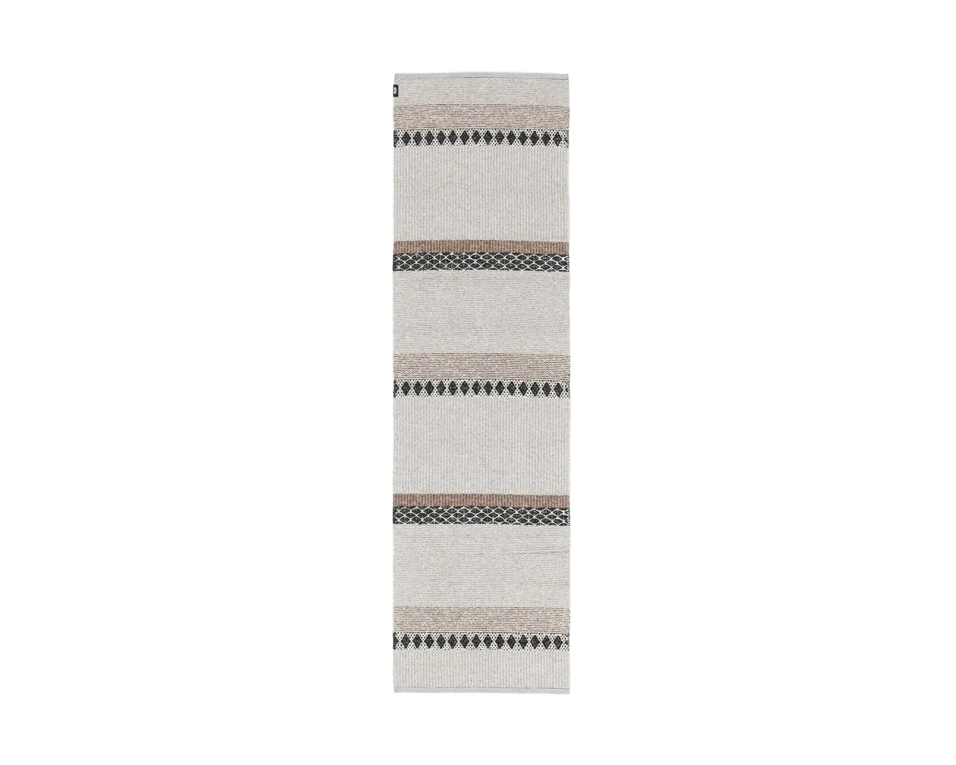 Rugvista Core Matilda matta 70 x 250 cm svart / grå
